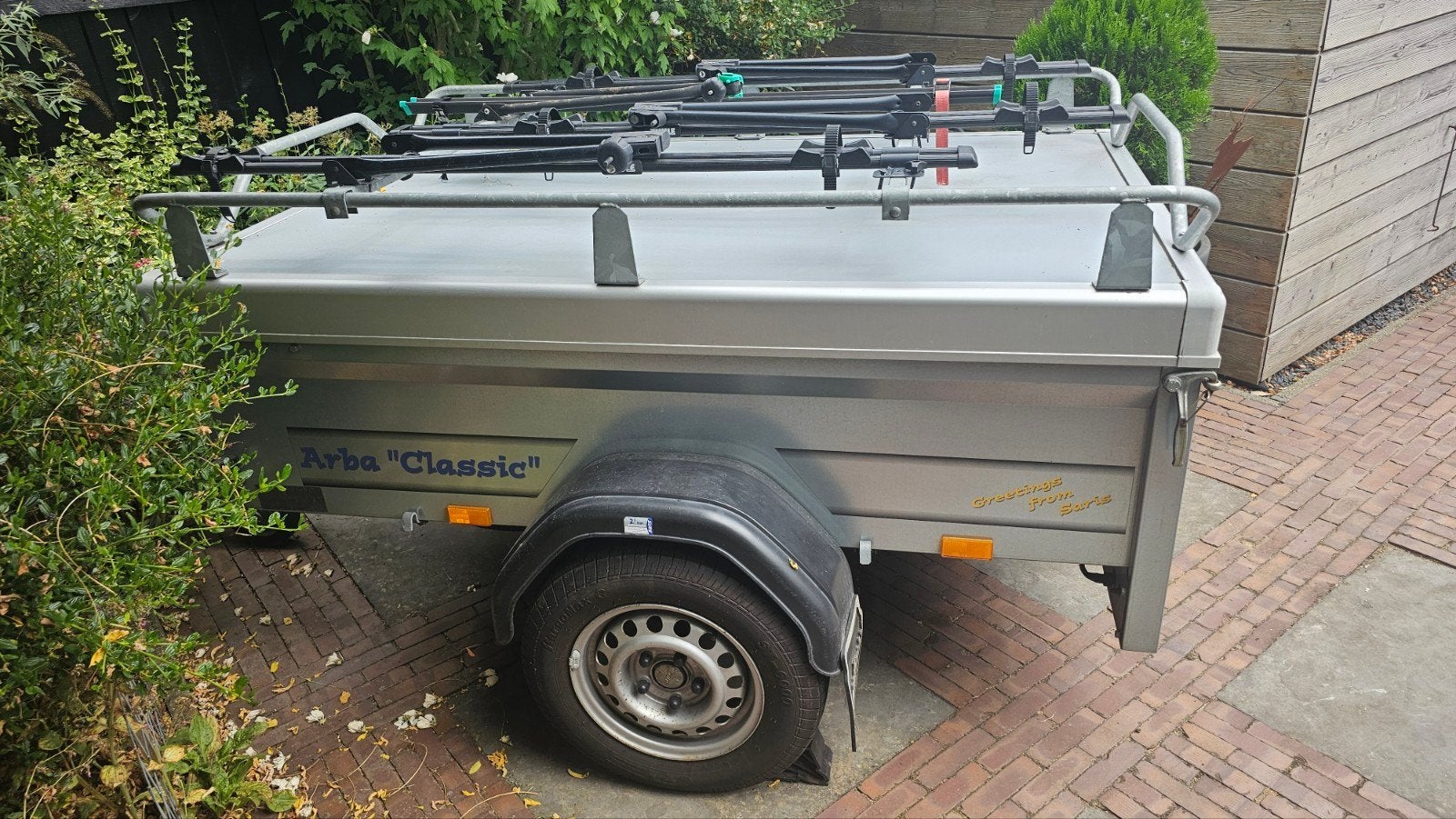 Saris Arba Classic aanhangwagen met fietsendragers, Ophalen, Gebruikt