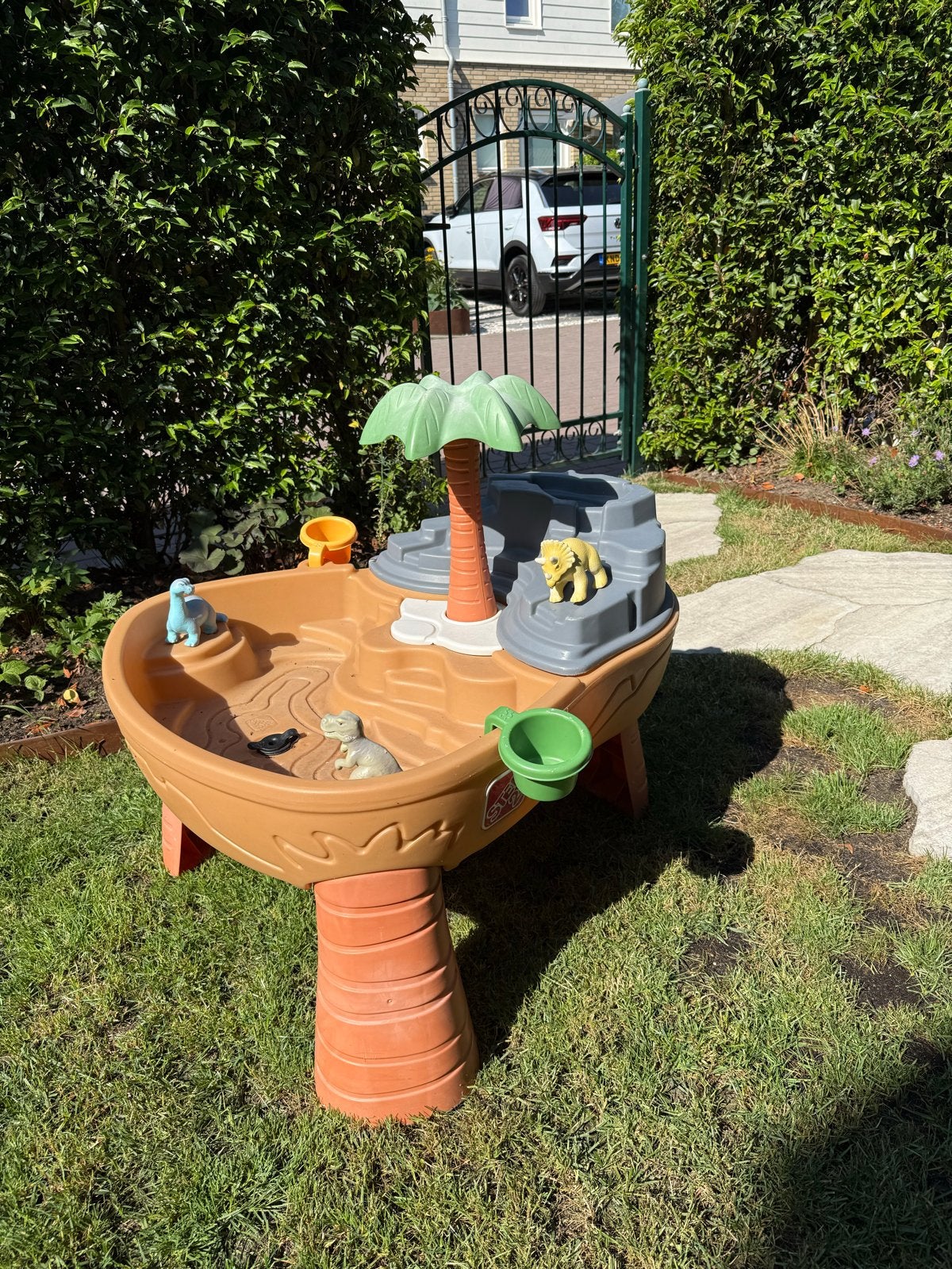 Waterbak om mee te spelen met dinosaurus thema, Ophalen, Gebruikt