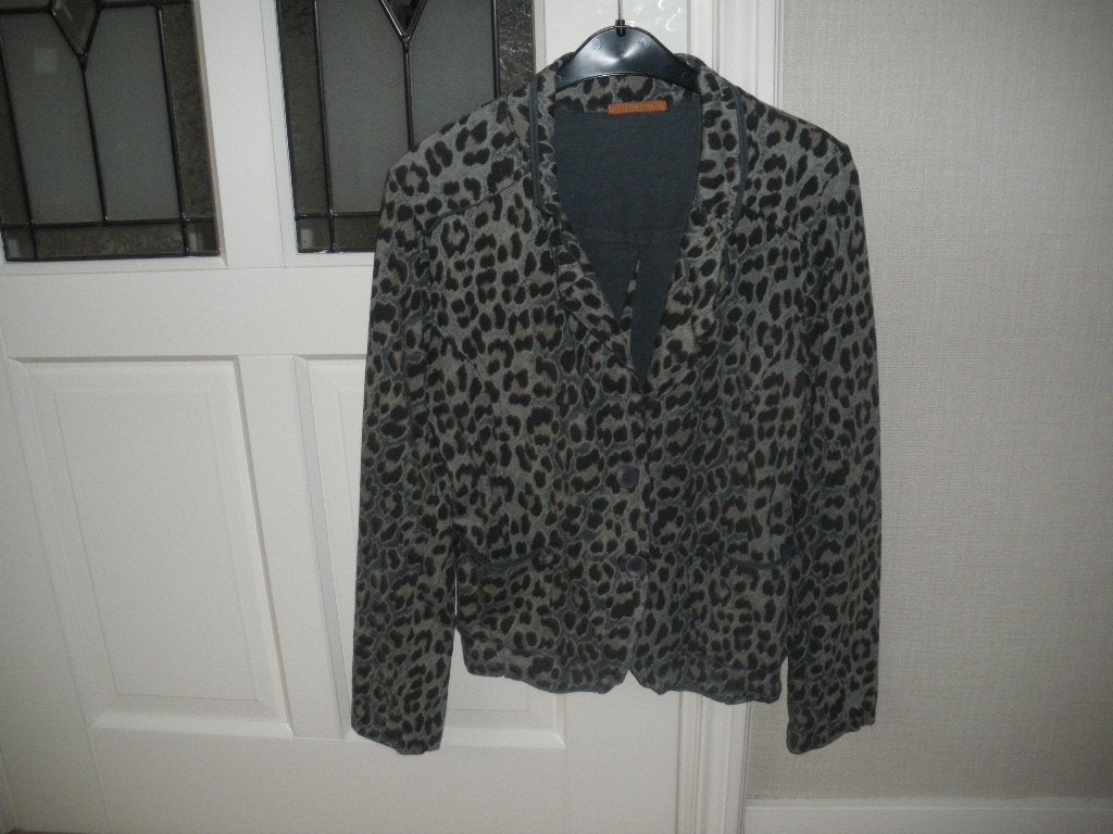 mooi jasje/vest met leuke print maat 40 merk g ricceri zgan, Ophalen of Verzenden, Zo goed als nieuw, Maat 38/40 (M)