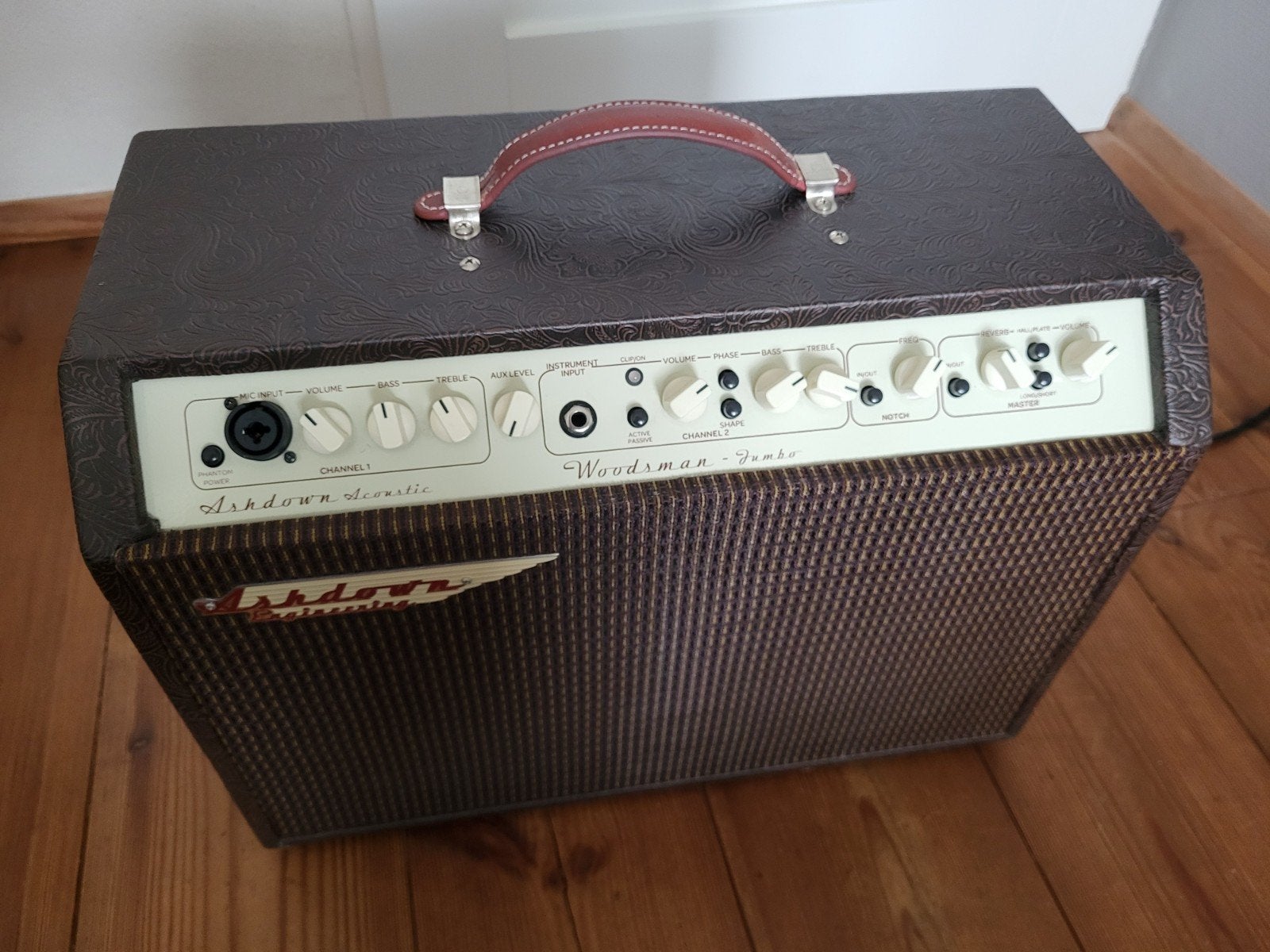 Ashdown Woodsman Jumbo akoestische gitaarversterker, Ophalen, Zo goed als nieuw, Gitaar, 50 tot 100 watt