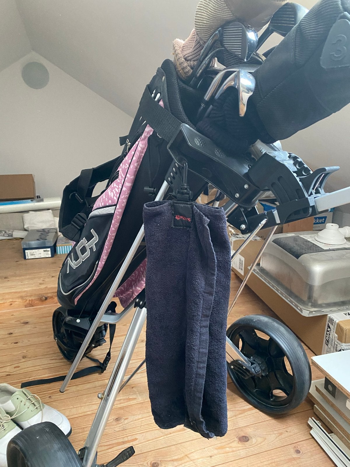 Foto 12 van Complete Golfset met Golftas, Trolley en Schoenen