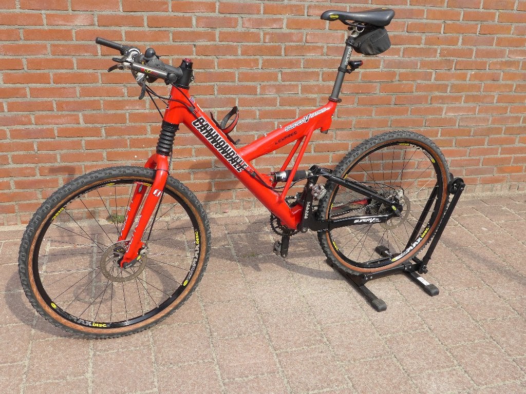 Cannondale mountainbike superV SL, Fully, 49 tot 53 cm, Zo goed als nieuw, Schijfrem