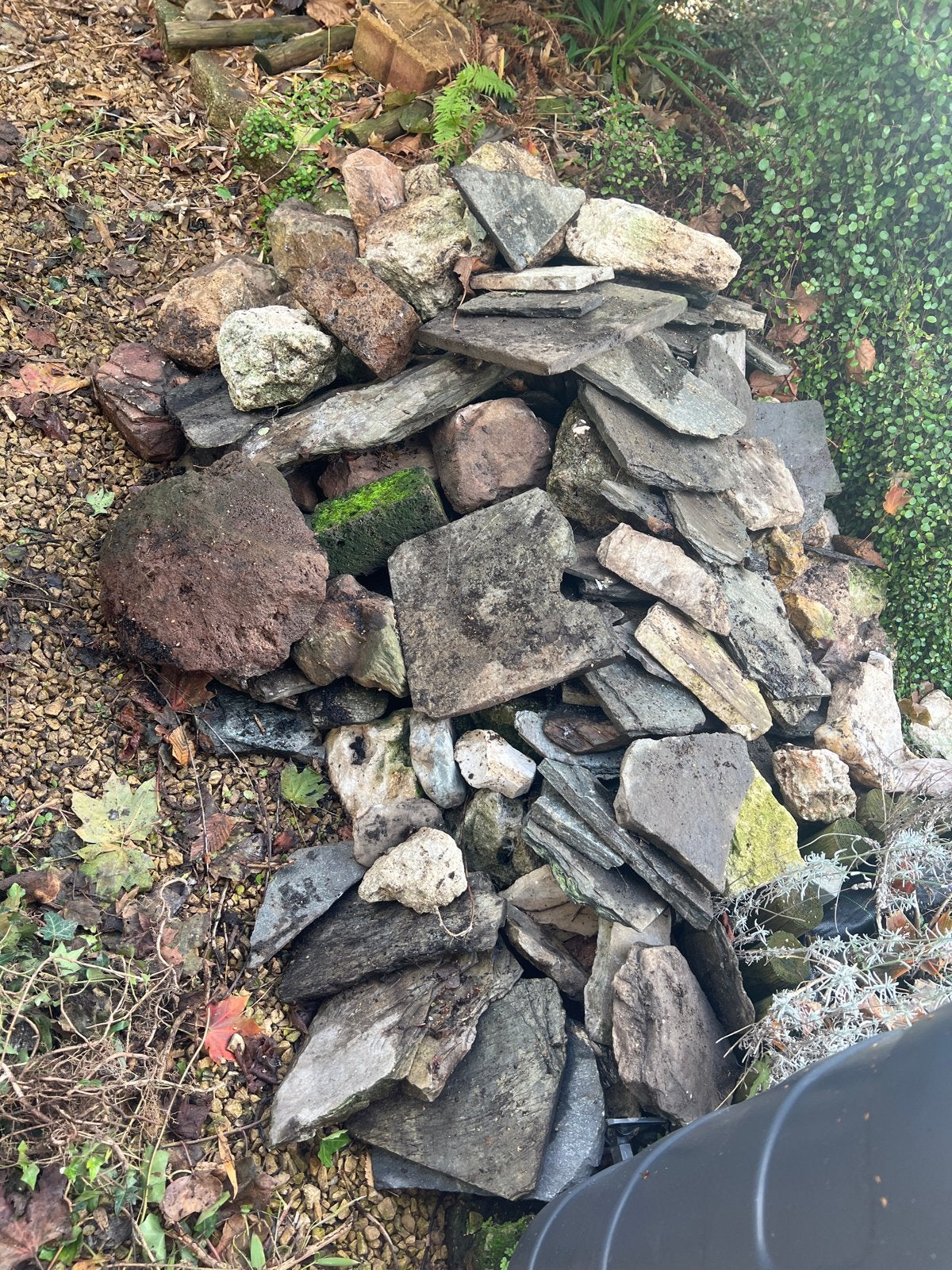 Diverse rotsen en leisteen voor tuin of decoratie, Tuin en Terras, Gebruikt, Ophalen of Verzenden, Kei, Leisteen