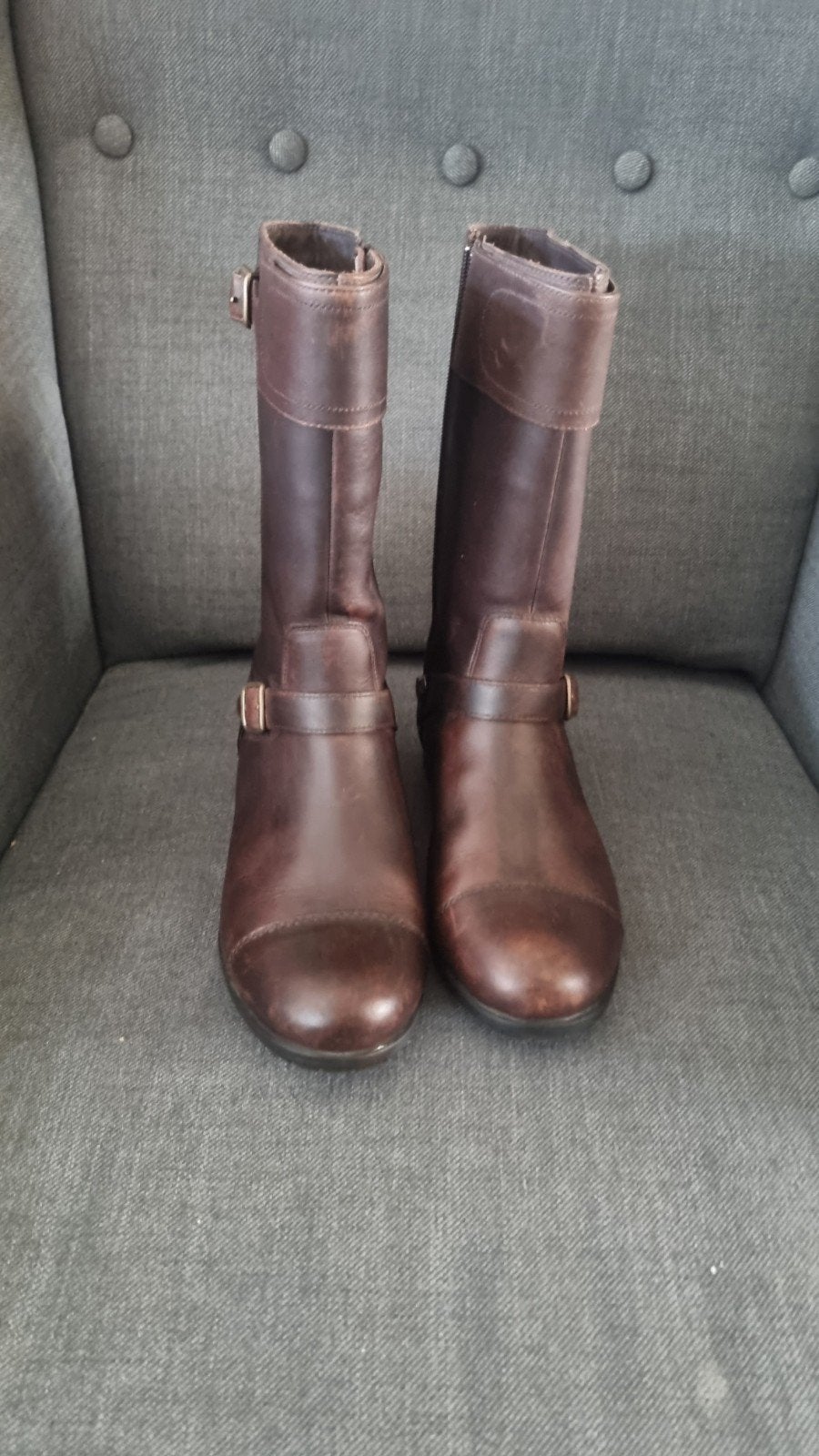 UGG laarzen maat 39 zgan, Kleding | Dames, Hoge laarzen, UGG, Bruin, Ophalen of Verzenden