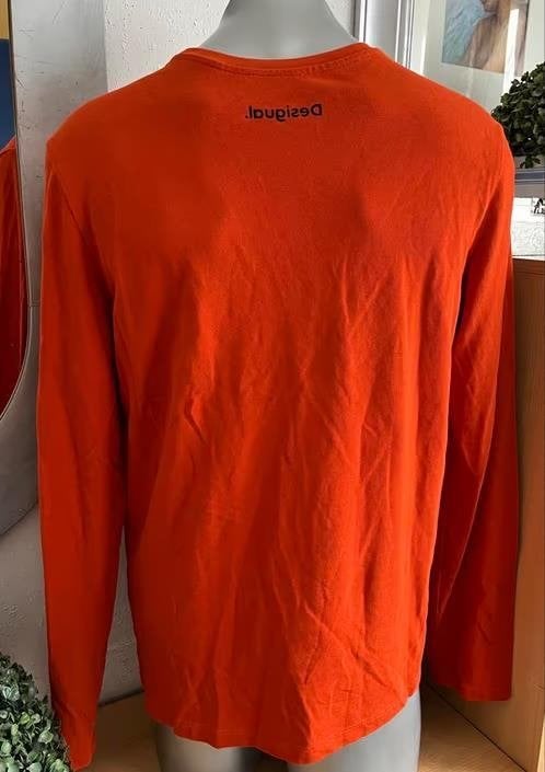 Desigual trui /longsleeve maat M, Kleding | Heren, Ophalen of Verzenden, Nieuw, Maat 52/54 (L), Oranje