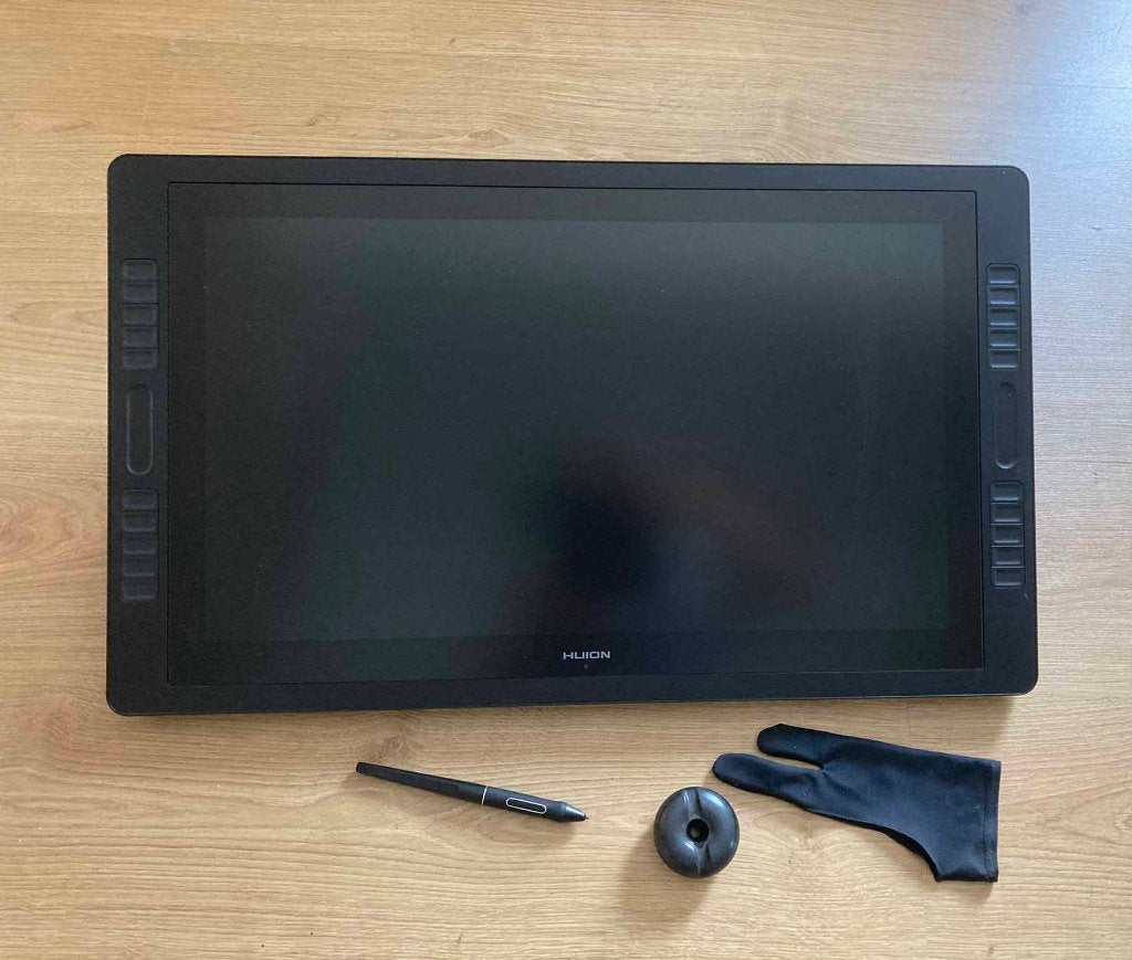 Huion Kamvas Pro 24 2.5K, Ophalen of Verzenden, Zo goed als nieuw, Bedraad, Huion