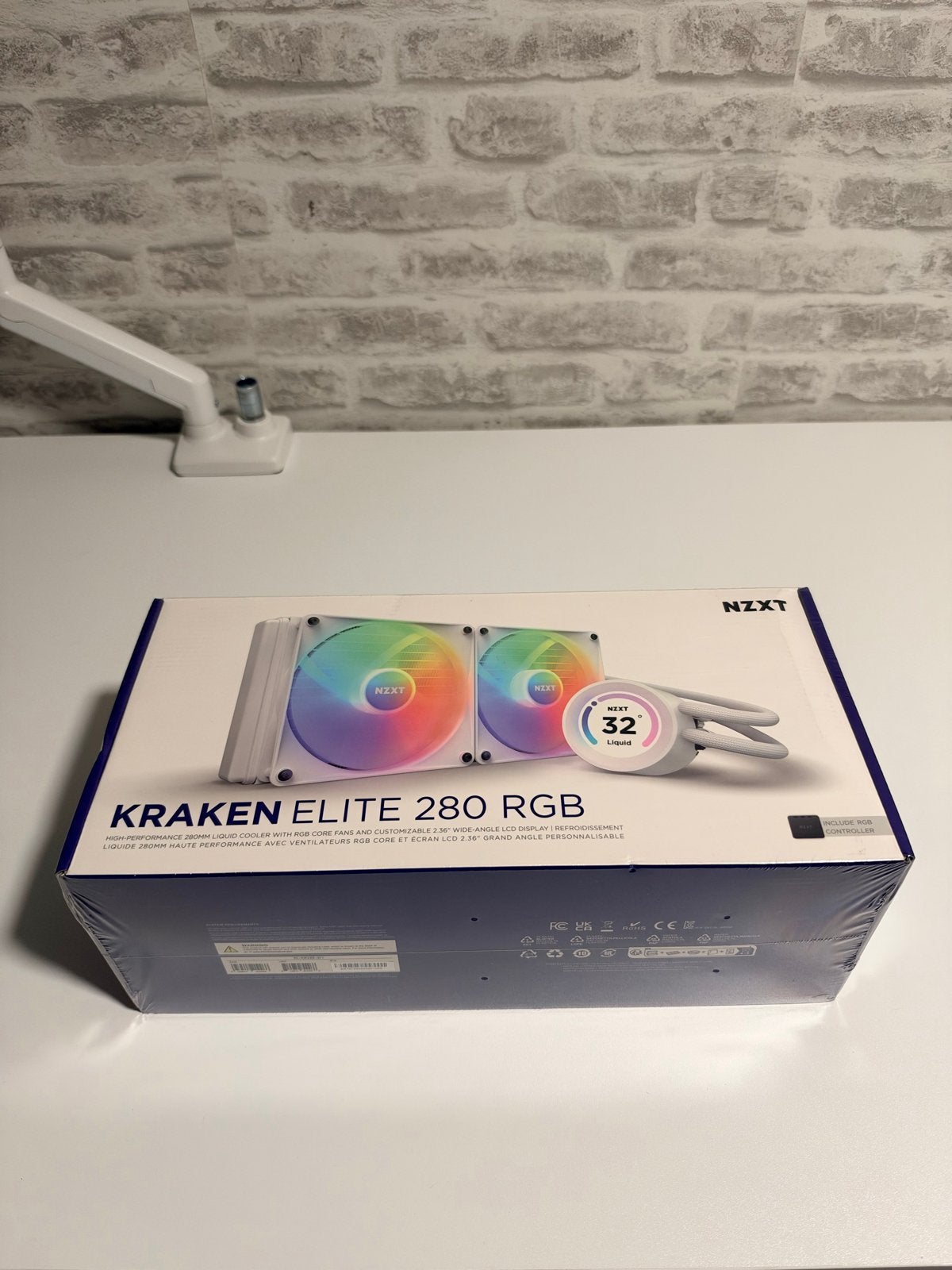 NZXT Kraken Elite 280 RGB White Waterkoeling - Nieuw in doos, Ophalen of Verzenden, Nieuw, Waterkoeling