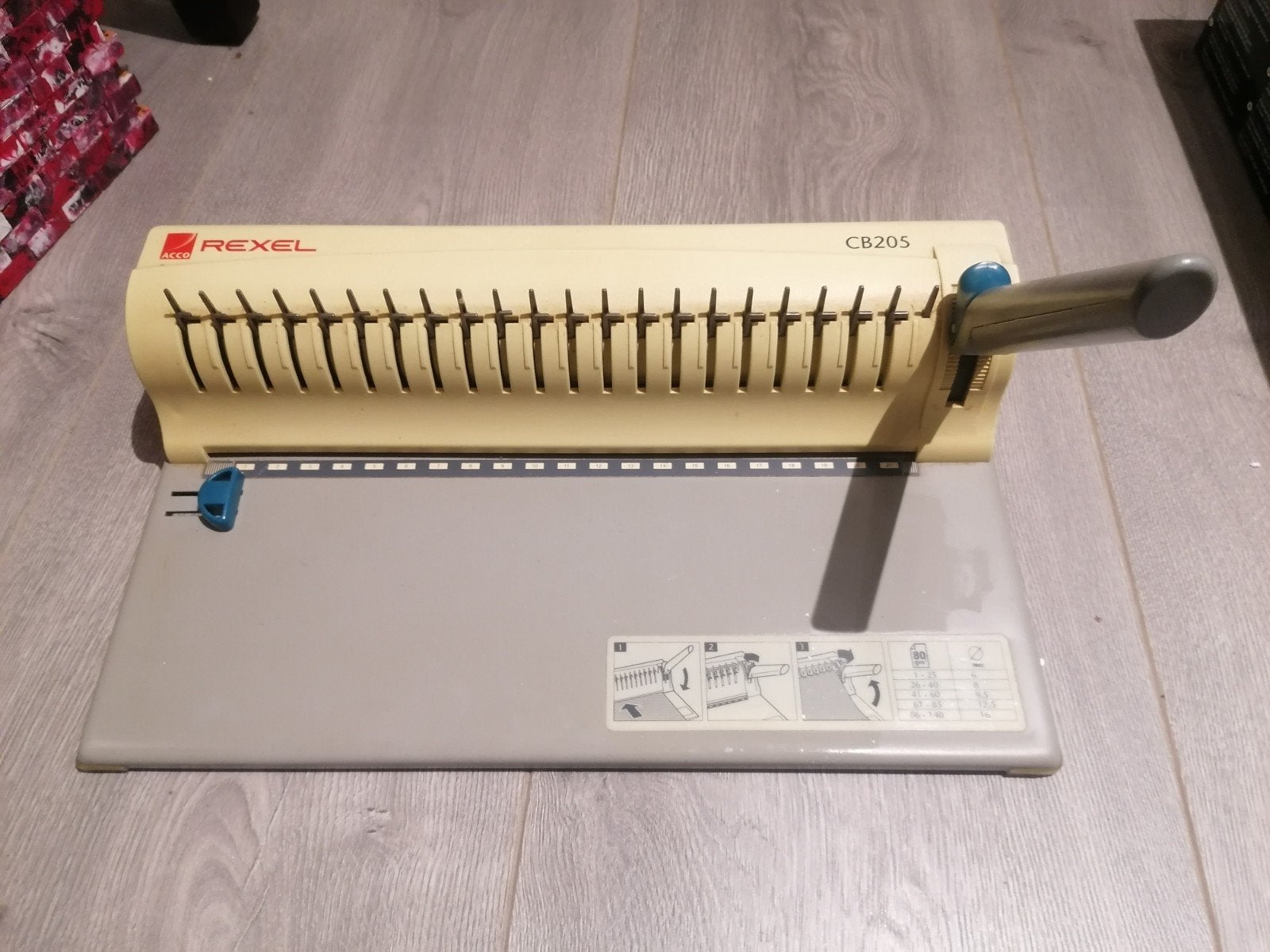 Rexel CB205 Inbindmachine - Gebruikt, Ophalen of Verzenden, Gebruikt