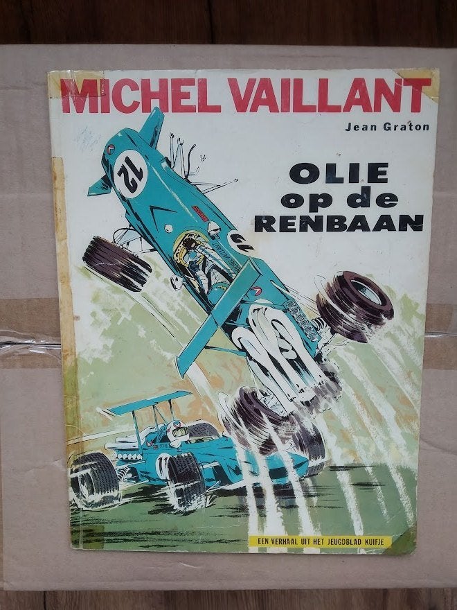 M. Vaillant Olie Op De Renbaan 1970, Eén stripboek, Verzenden, Zo goed als nieuw