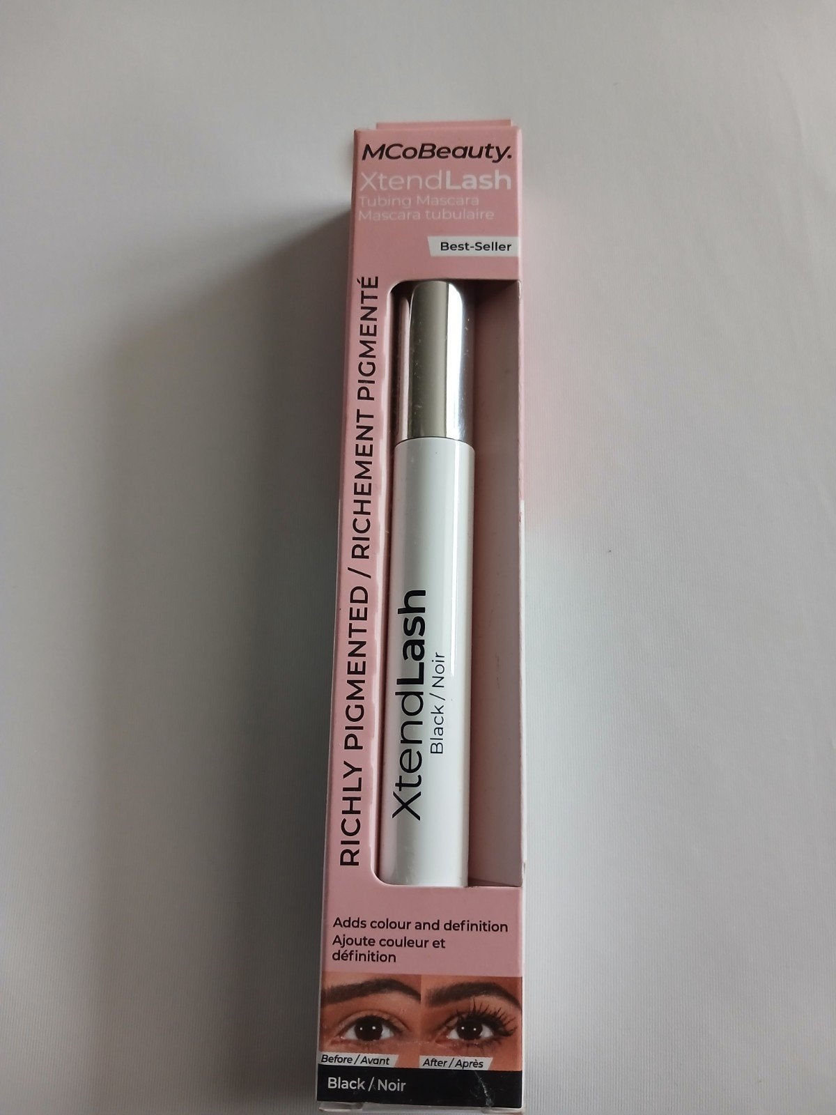 MCoBeauty XtendLash Tubing Mascara - Zwar NIEUWt, Ogen, Zwart, Nieuw, Ophalen of Verzenden