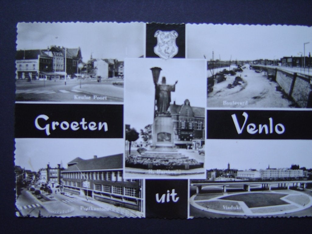 Venlo   groeten uit  o.a. Haven , Keulse Poort, Ophalen of Verzenden, Limburg