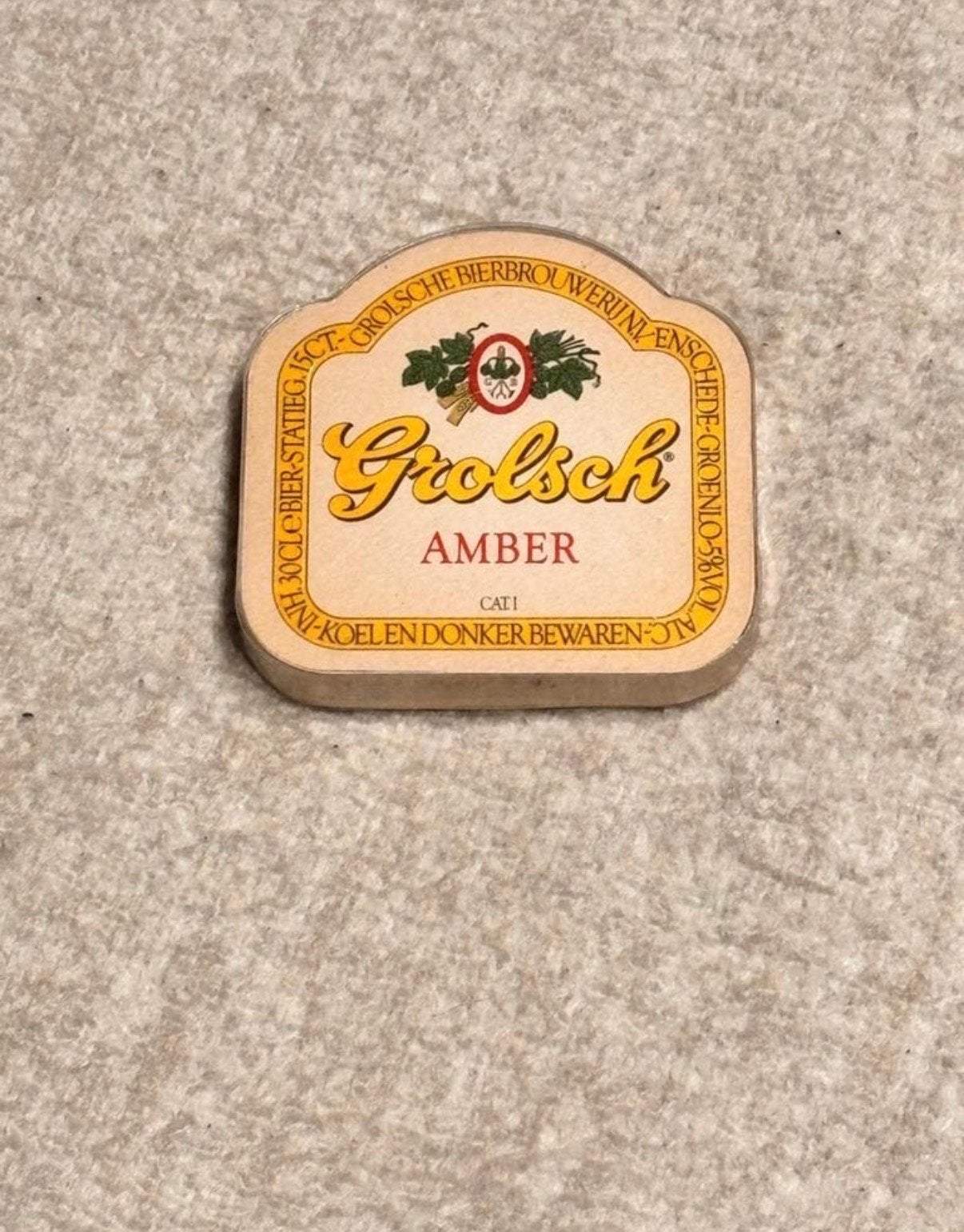 10 Nieuwe Grolsch Amber bierviltjes - Perfect voor verzamela, Verzamelen, Ophalen of Verzenden, Nieuw, Viltje(s), Grolsch