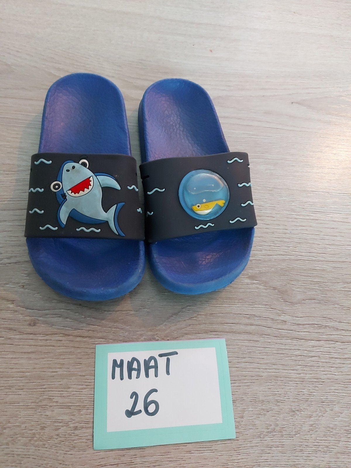 Teenslippers maat 26, Ophalen of Verzenden, Jongetje, Gebruikt, Schoentjes