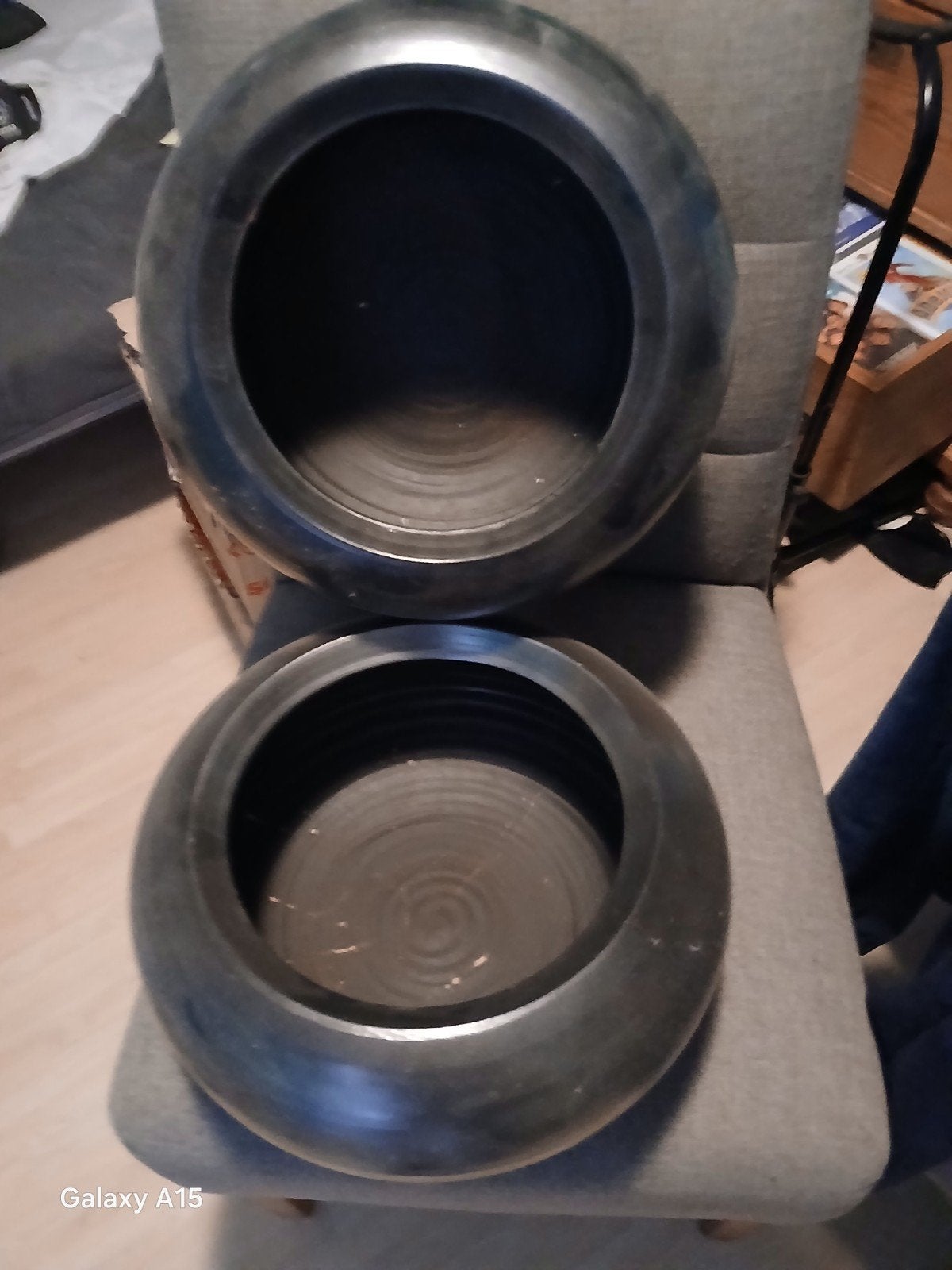 Set van 2 decoratieve potten/vazen, Antiek en Kunst, Antiek | Vazen, Ophalen