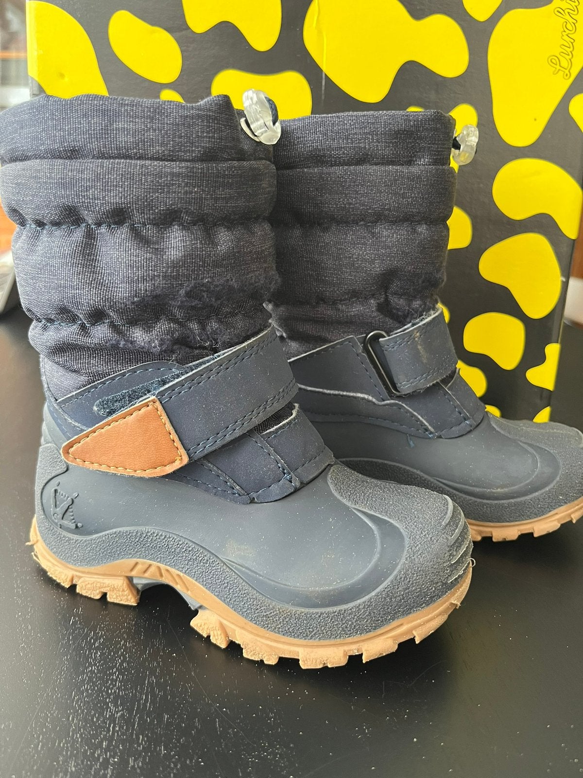 Maat 26 Lurchi snowboots blauw, Gebruikt, Jongen of Meisje, Ophalen of Verzenden, Laarzen