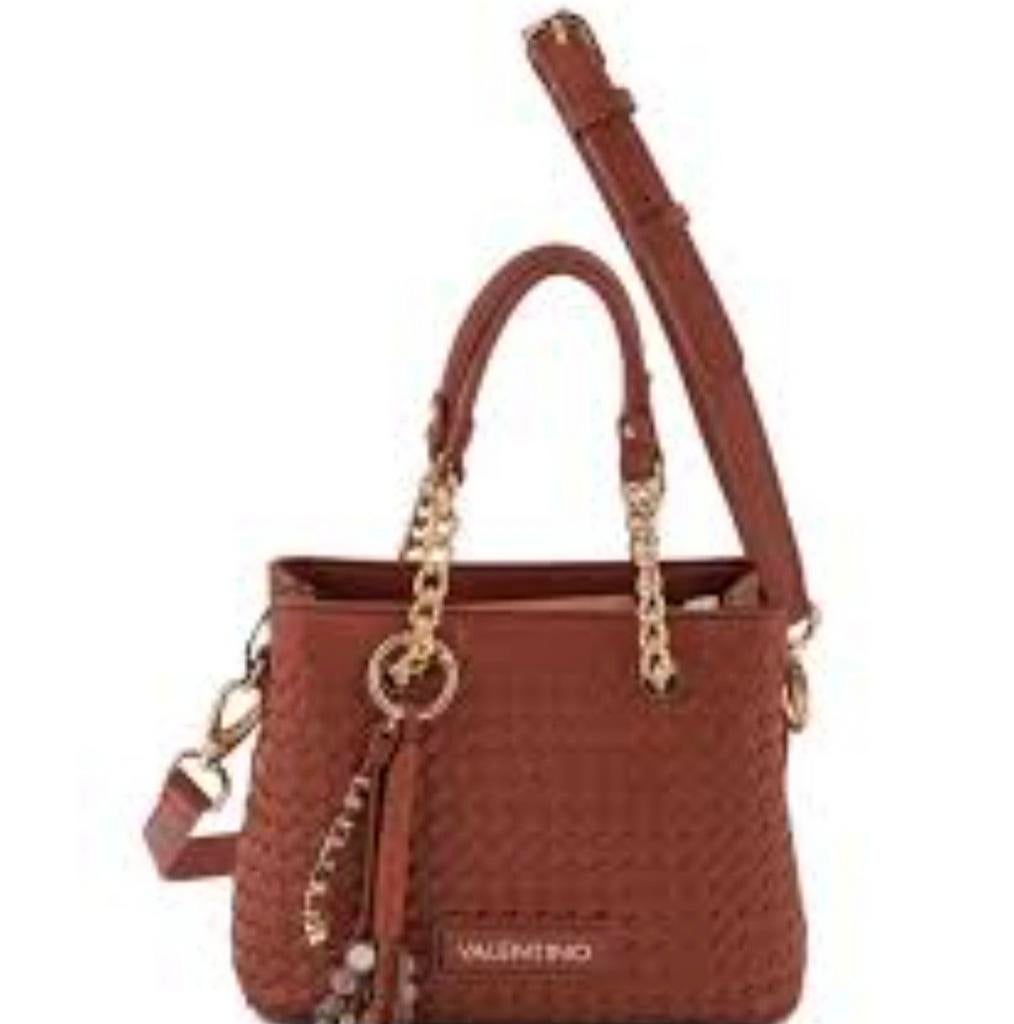 Nieuwe originele Mario Valentino Gea tas cognac/bruin met go, Ophalen of Verzenden, Nieuw, Bruin, Schoudertasje