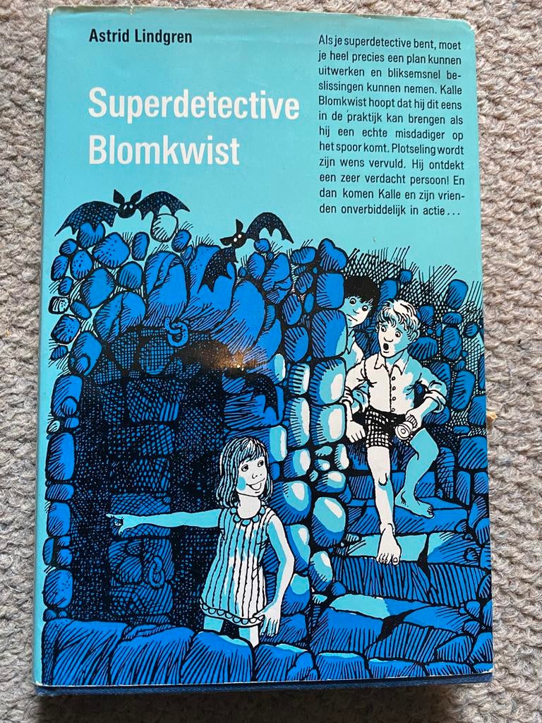 Superdetective Blomkwist -Astrid lindgren (1e druk), Ophalen of Verzenden, Gelezen, Fictie algemeen