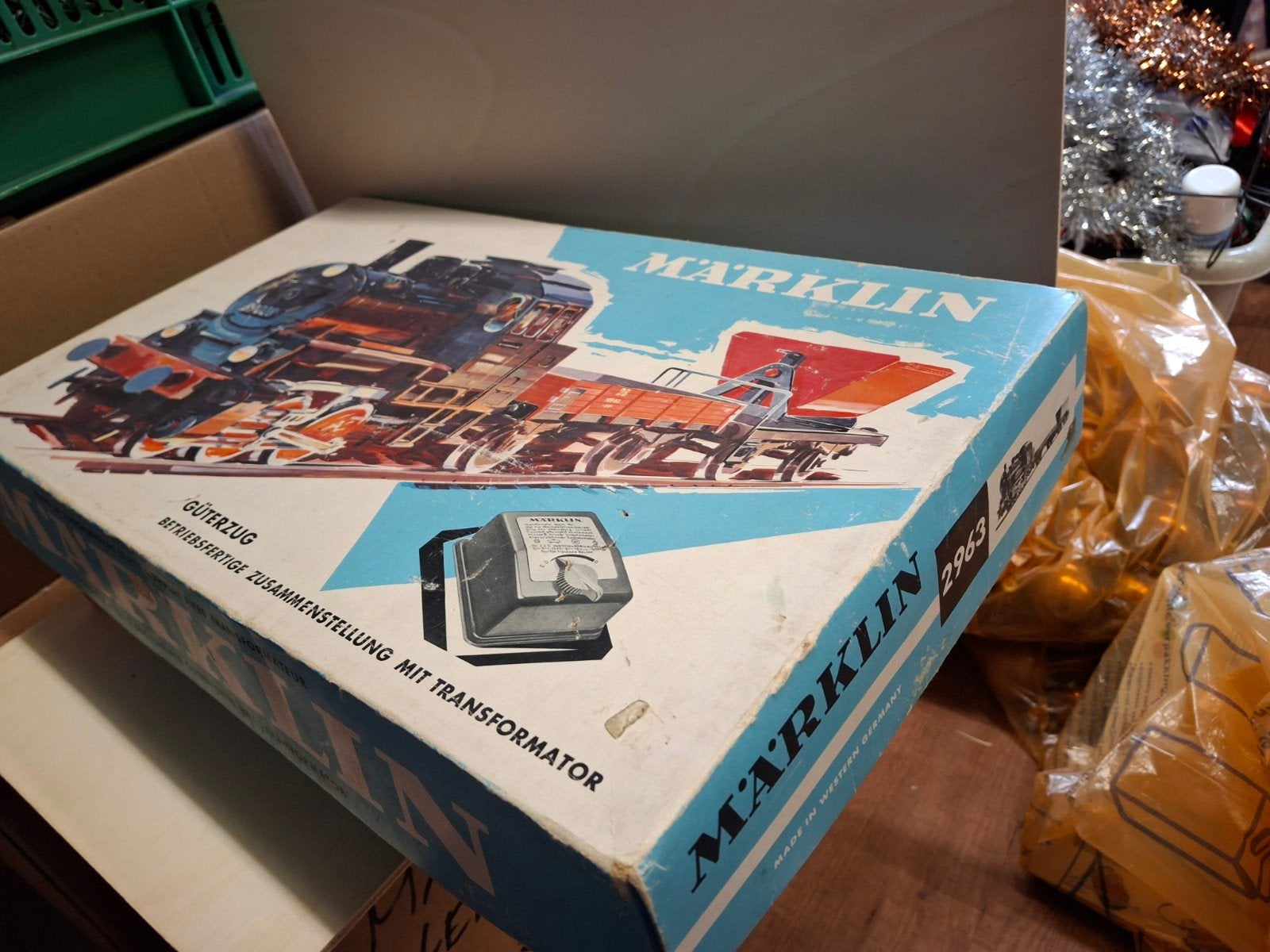 Märklin H0 Treinset met Rails, Wissels en Decoratie, Ophalen, Wisselstroom, Märklin, Gebruikt