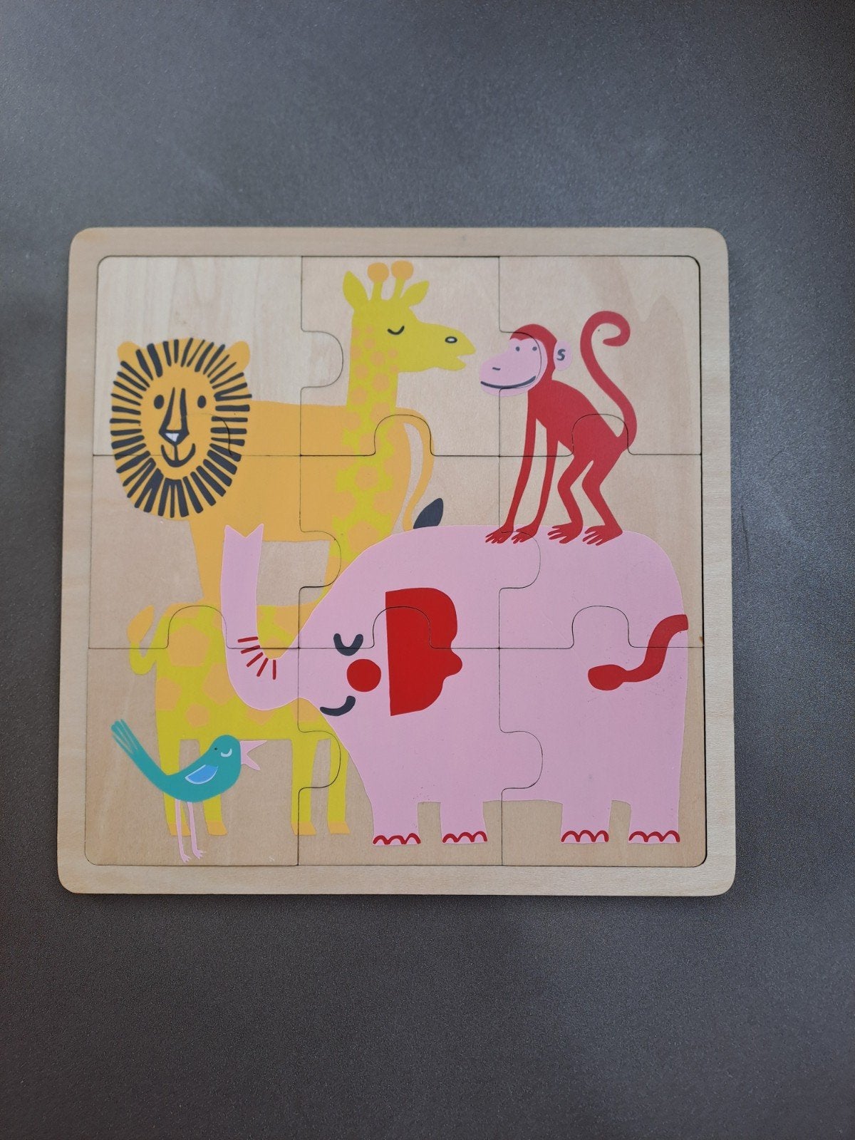 Houten Dieren Puzzel voor Kinderen - HEMA, 2 tot 4 jaar, Gebruikt, Ophalen of Verzenden, Van hout
