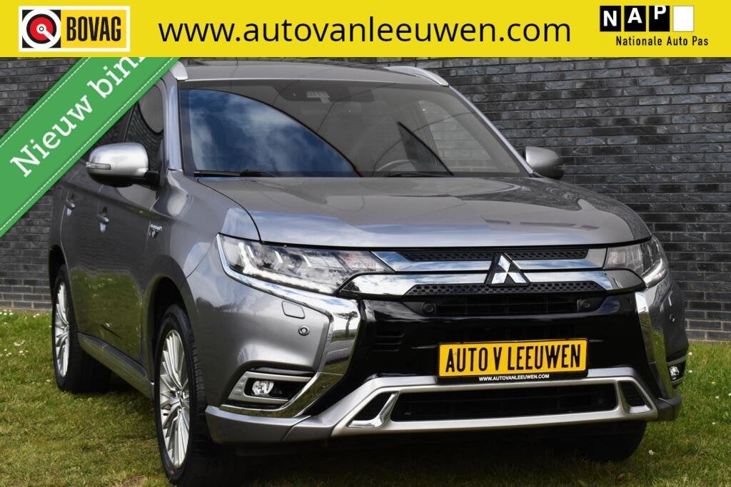 Mitsubishi Outlander 2.4 PHEV Diamand Edition 360º CAMERA/P, Auto's, Mitsubishi, Automaat, Euro 6, 4 cilinders, Leder