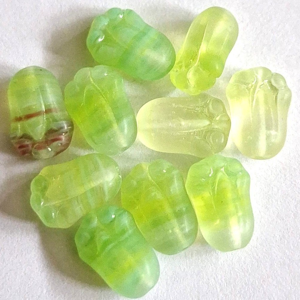 Tsjechische bloem kelk glas kralen 12x8 mm 5, Hobby en Vrije tijd, Kralen en Sieraden maken, Verzenden, Nieuw, Kraal