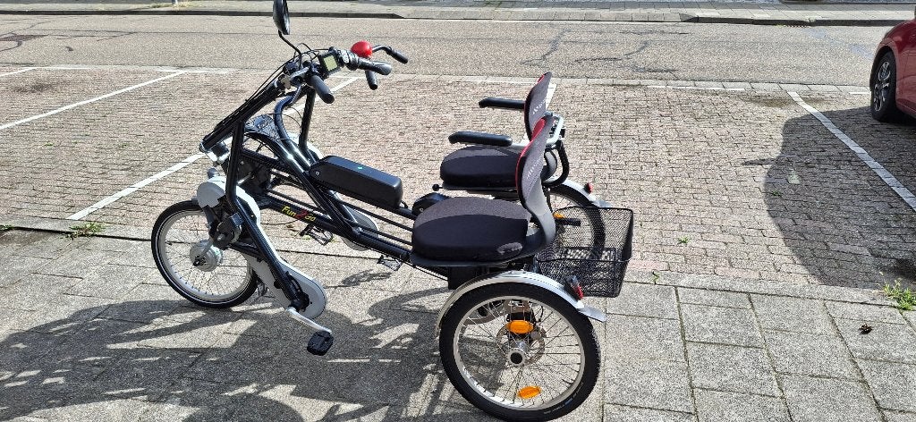 Lekker fietsen met zijn tweeën., Fietsen en Brommers, Ophalen of Verzenden, Gebruikt, Schijfrem, Fun2go van raam
