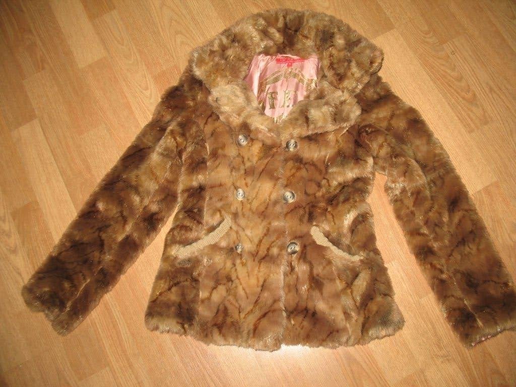 10 Feet Jas Fluffy Knuffel Bontlook Mt S * Zolderopruiming, Bruin, 10 Feet, Ophalen of Verzenden, Zo goed als nieuw