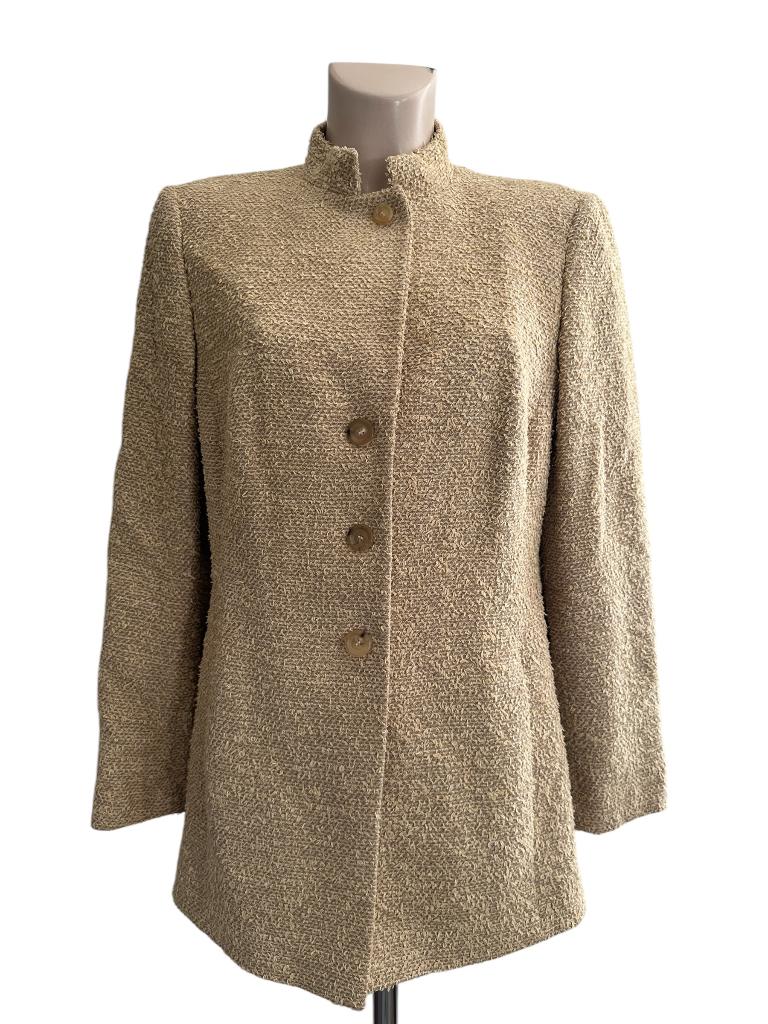 Akris vest L, Kleding | Dames, Truien en Vesten, Zo goed als nieuw, Beige, Ophalen of Verzenden