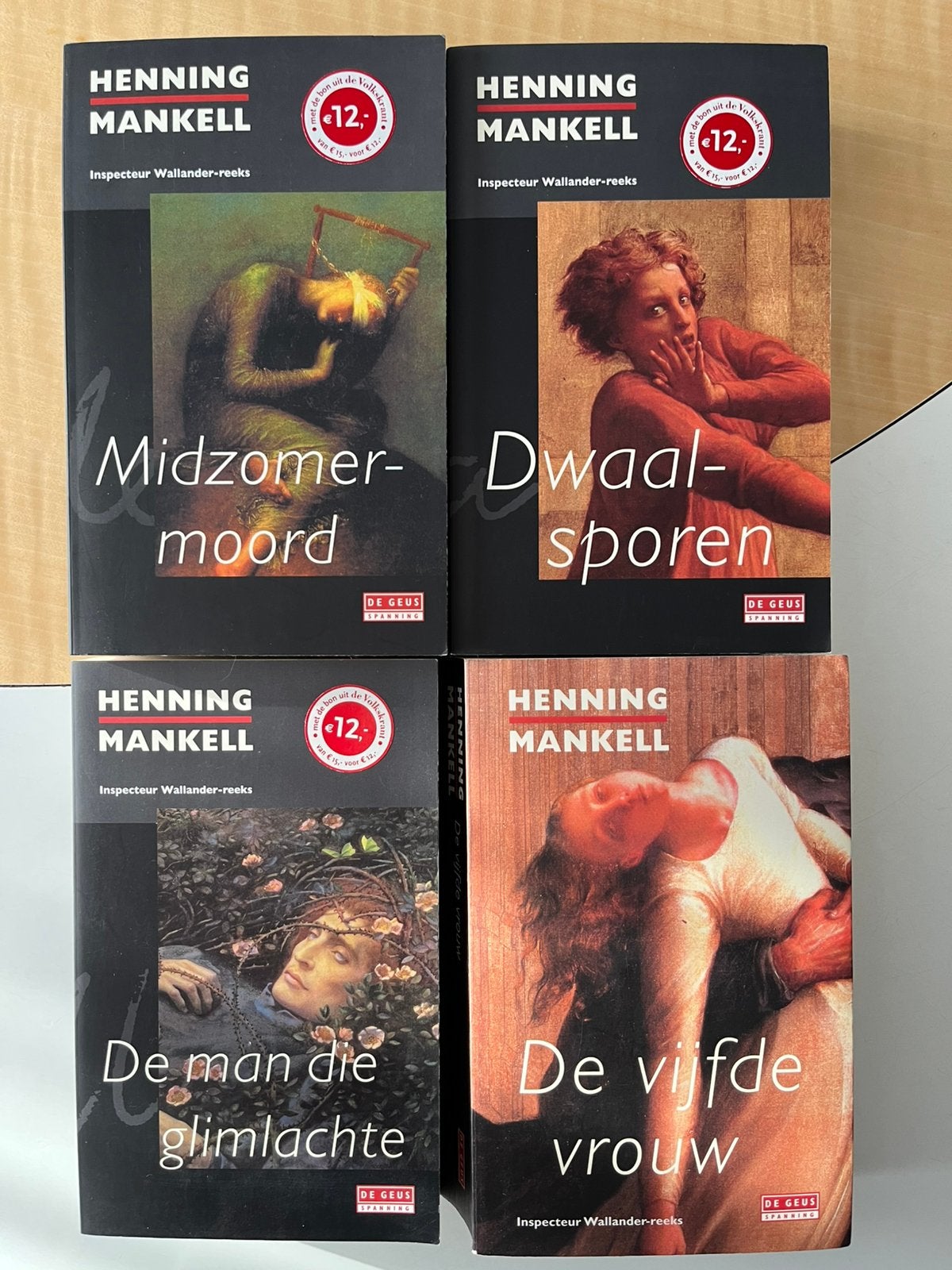 Henning Mankell - 4x boeken, Scandinavië, Zo goed als nieuw, Henning Mankell, Ophalen of Verzenden