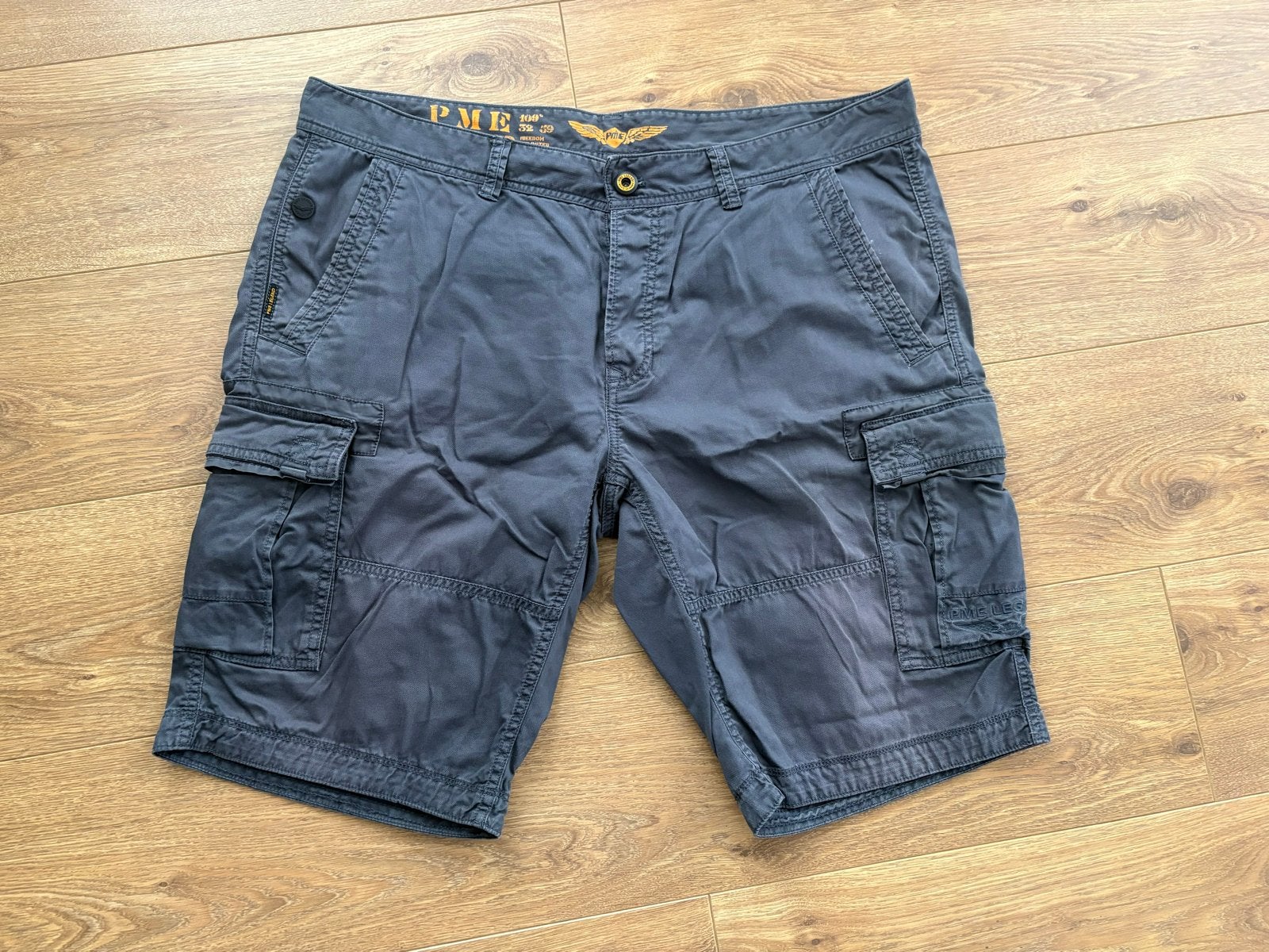 PME Legend korte broek grijs/blauw XXXL, Ophalen of Verzenden, Zo goed als nieuw, Overige maten, Blauw