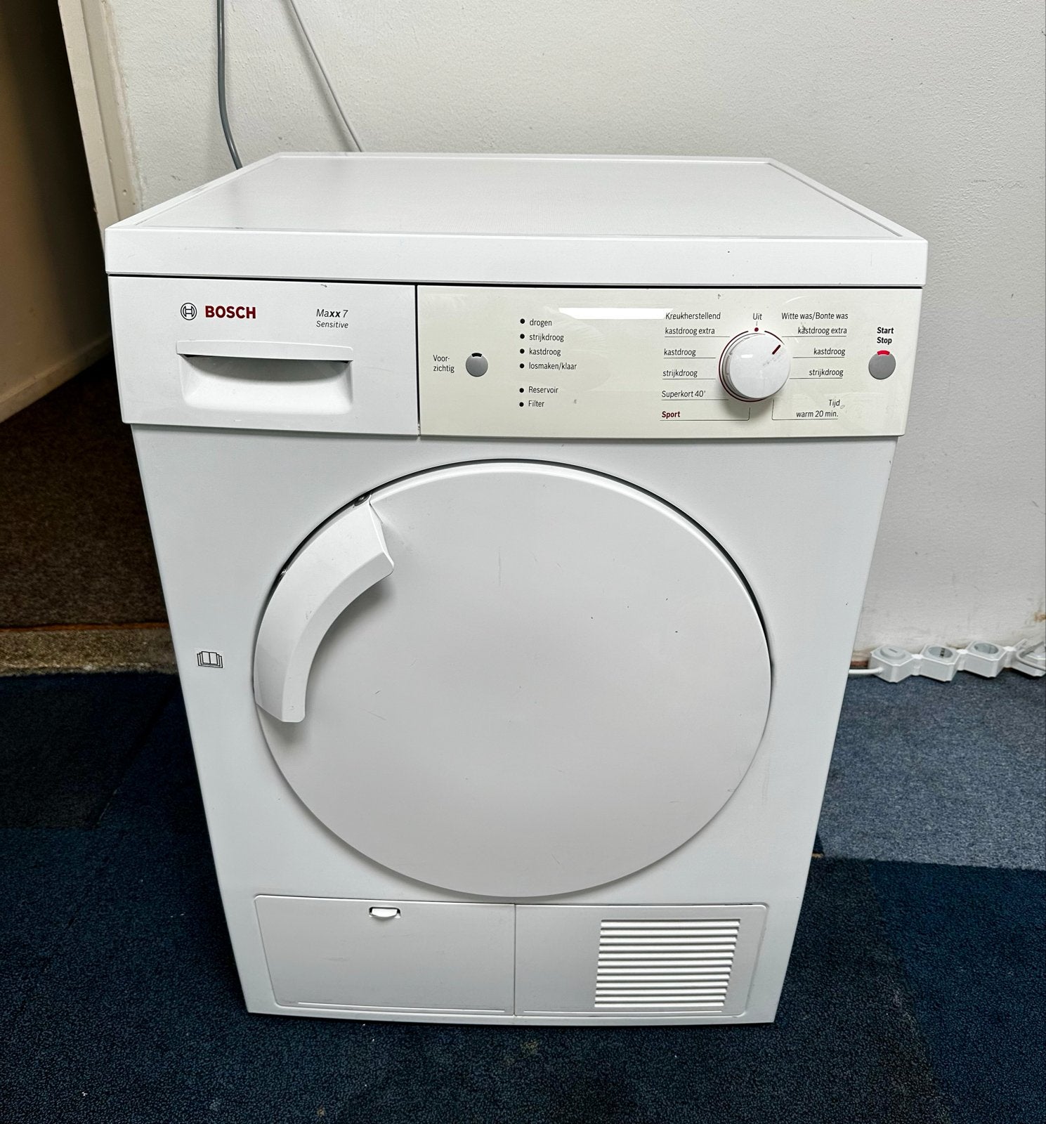 Bosch Maxx 7 Sensitive Condensdroger nette staat, Bosch, 6 tot 8 kg, Www.bosch.com, Germany
