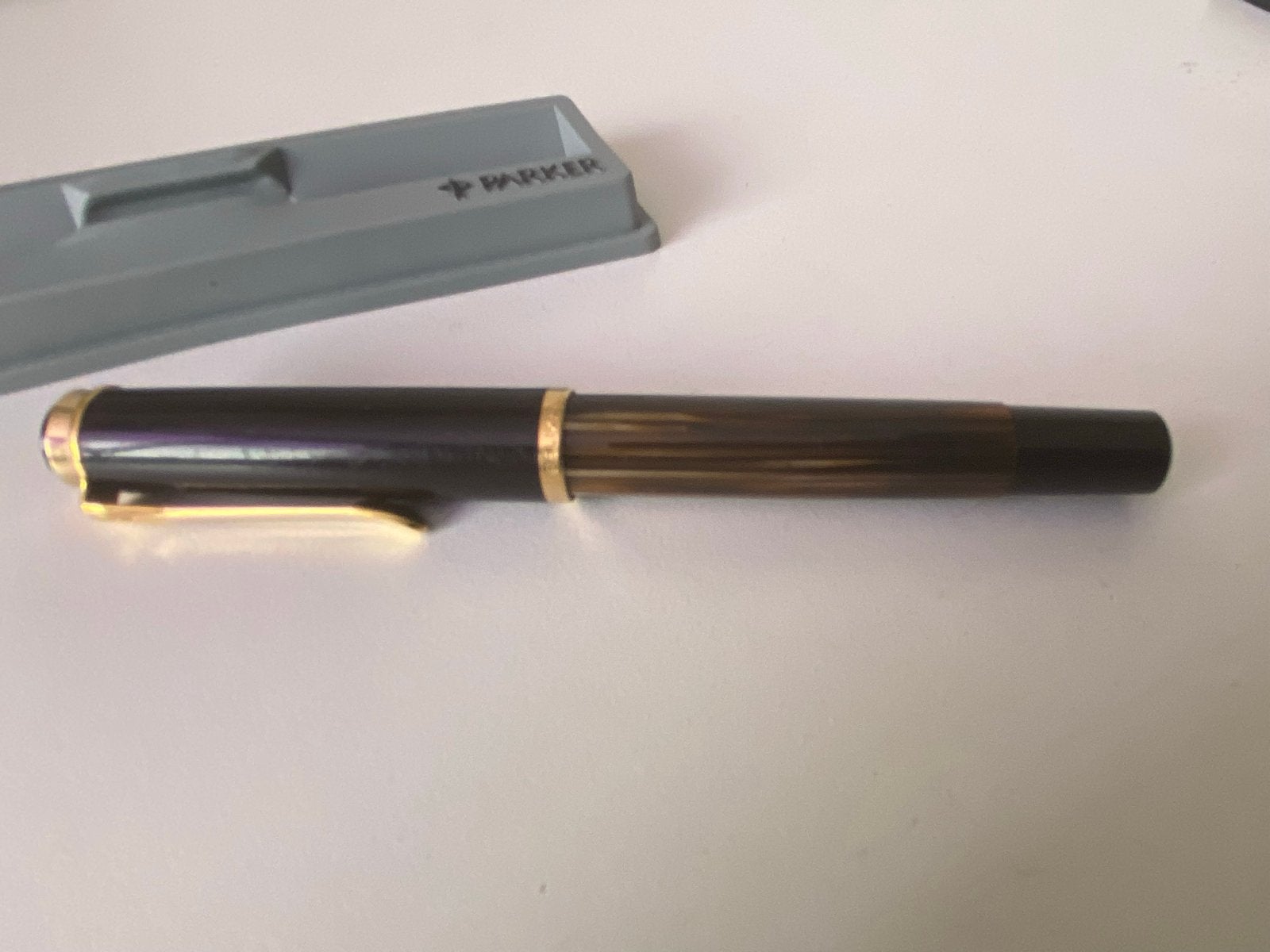 Vintage Pelikan vulpen, Verzamelen, Pennenverzamelingen, Overige merken, Gebruikt, Met doosje, Ophalen of Verzenden