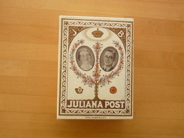 Julianapost Doos briefpapier  met enveloppen, foto Juliana, Ophalen of Verzenden