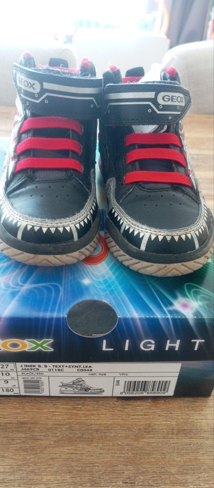 Geox gympies maat 27 met licht, Ophalen of Verzenden, Zo goed als nieuw, Jongen, Schoenen