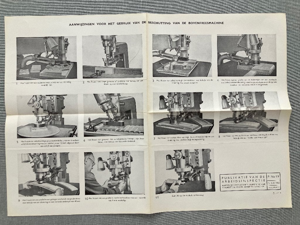 8x documentatie Arbeidsdinsp. frees- en cirkelzaagmachines, Boeken, Ophalen of Verzenden, Beta, Gelezen, HBO