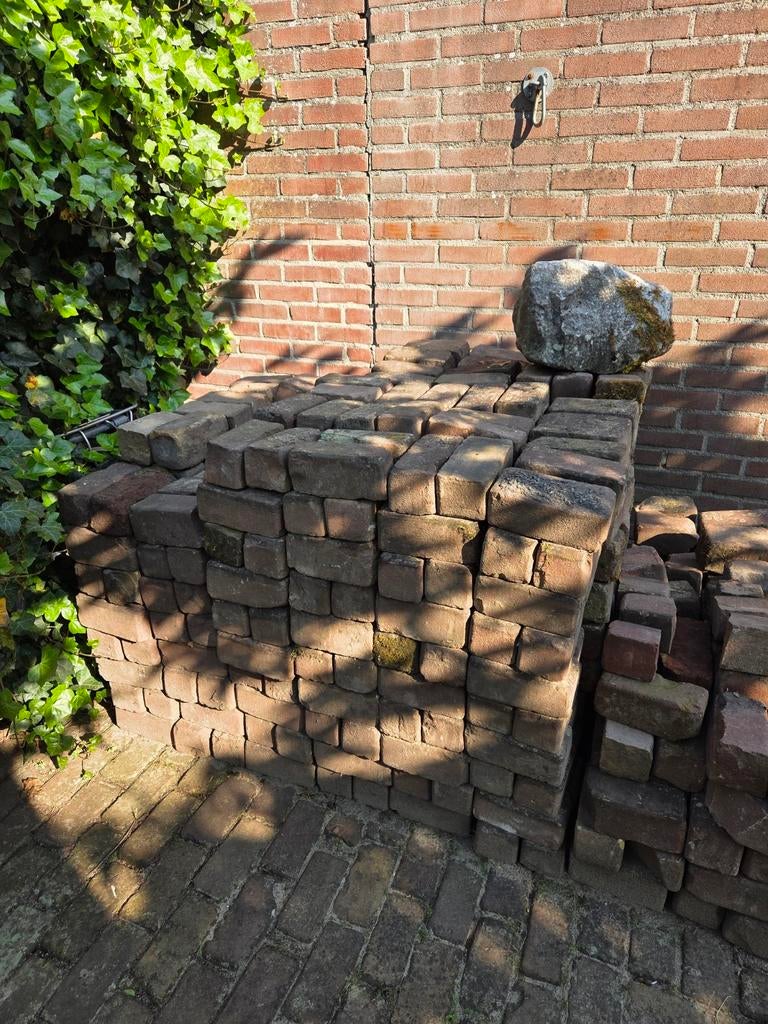 Oud gebakken klinkers - circa 10m2 voor uw tuin, Tuin en Terras, Tegels en Klinkers, Ophalen, Gebruikt, Klinkers
