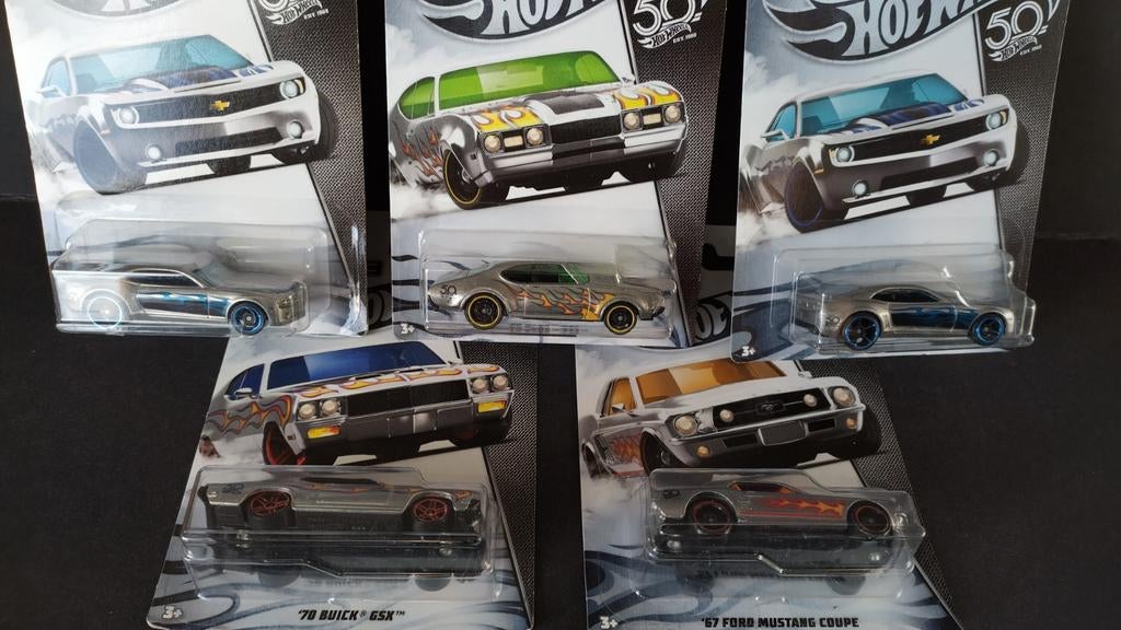 Hotwheels Zamac Camaro Buick Mustang Pol, 1186 MJ 1 NL, Auto, Verzenden, Zo goed als nieuw