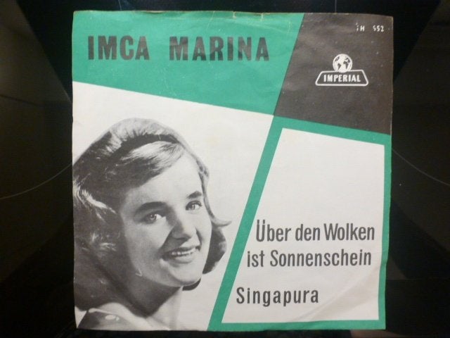 Imca Marina. Ûber den Wolken ist Sonneschein./ Singapura., Gebruikt, 7 inch, Pop, Fotohoes