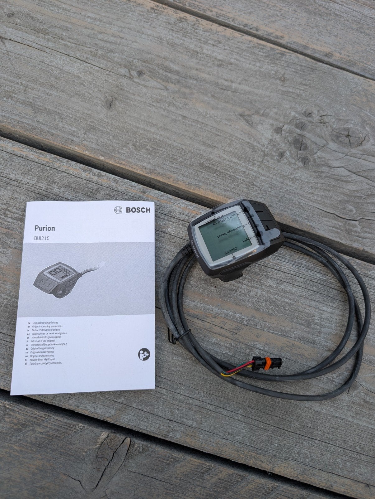 Bosch Purion BUI215 Display voor E-bike, Fietsen en Brommers, Fietsaccessoires | Fietscomputers, Ophalen of Verzenden, Waterdicht