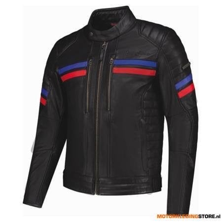 Rusty Stitches Steve Motorjas, Zwart-Rood-Blauw, Ophalen of Verzenden, Nieuw met kaartje