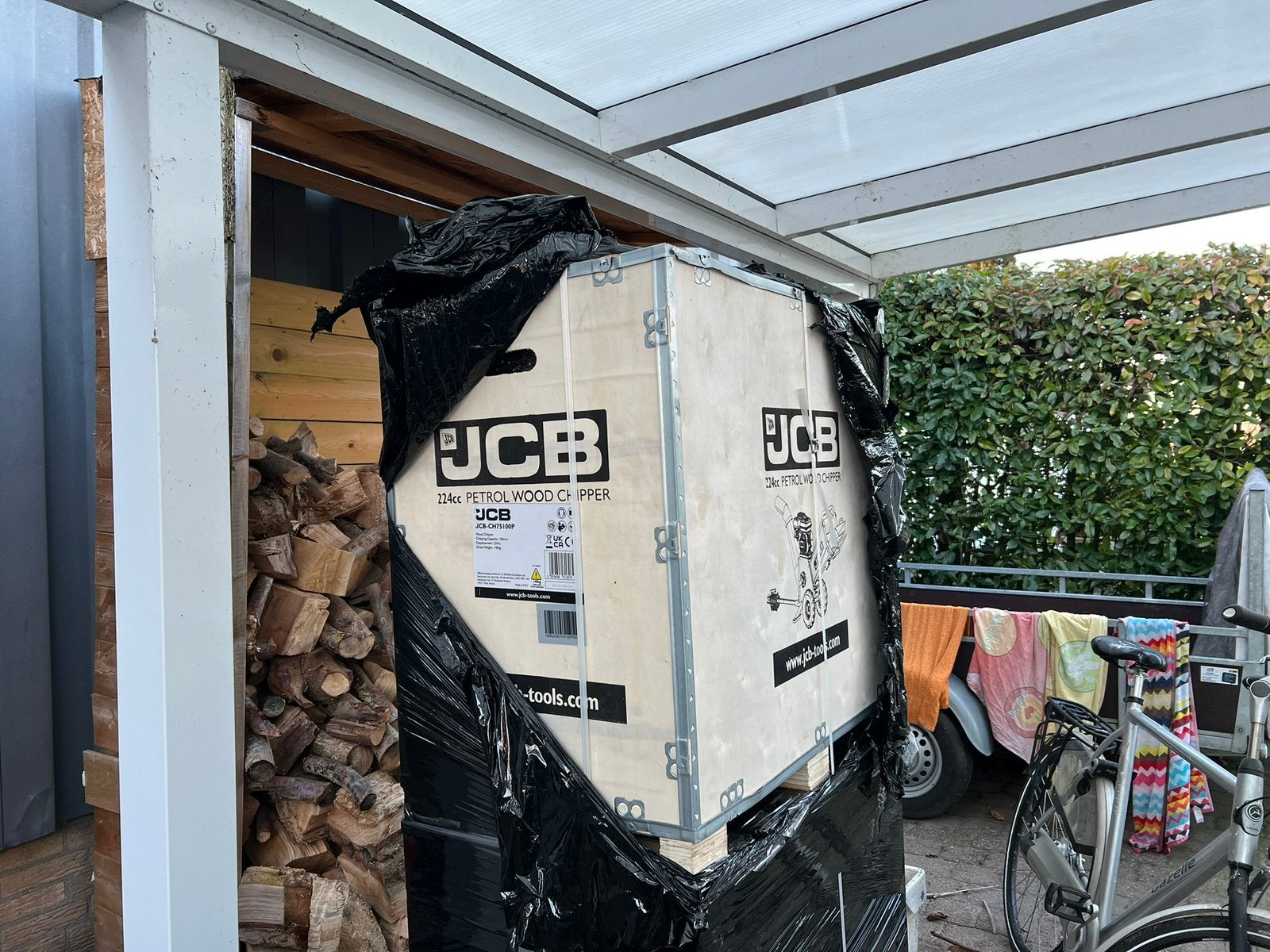 Nieuwe hakselaar, Ophalen, Nieuw, Benzine