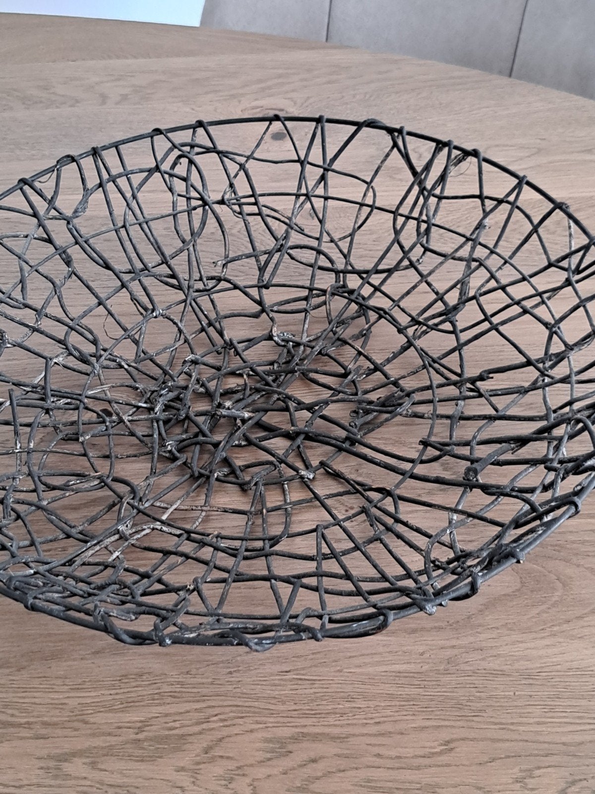 Decoratieve rieten schaal - Uniek design, Ophalen of Verzenden