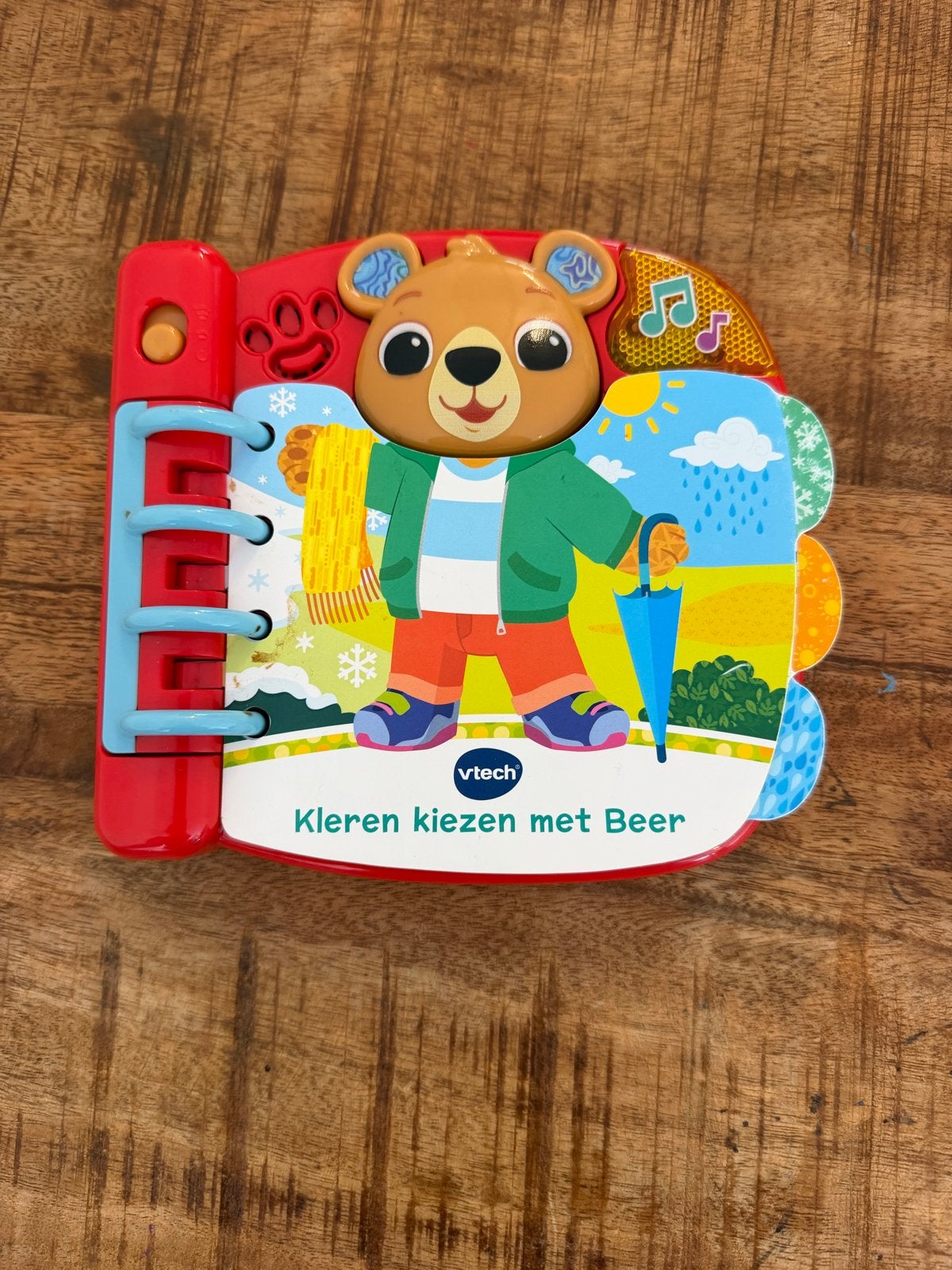 VTech Kleren Kiezen met Beer interactief boekje, Ophalen of Verzenden, Zo goed als nieuw, Overige typen, Met licht