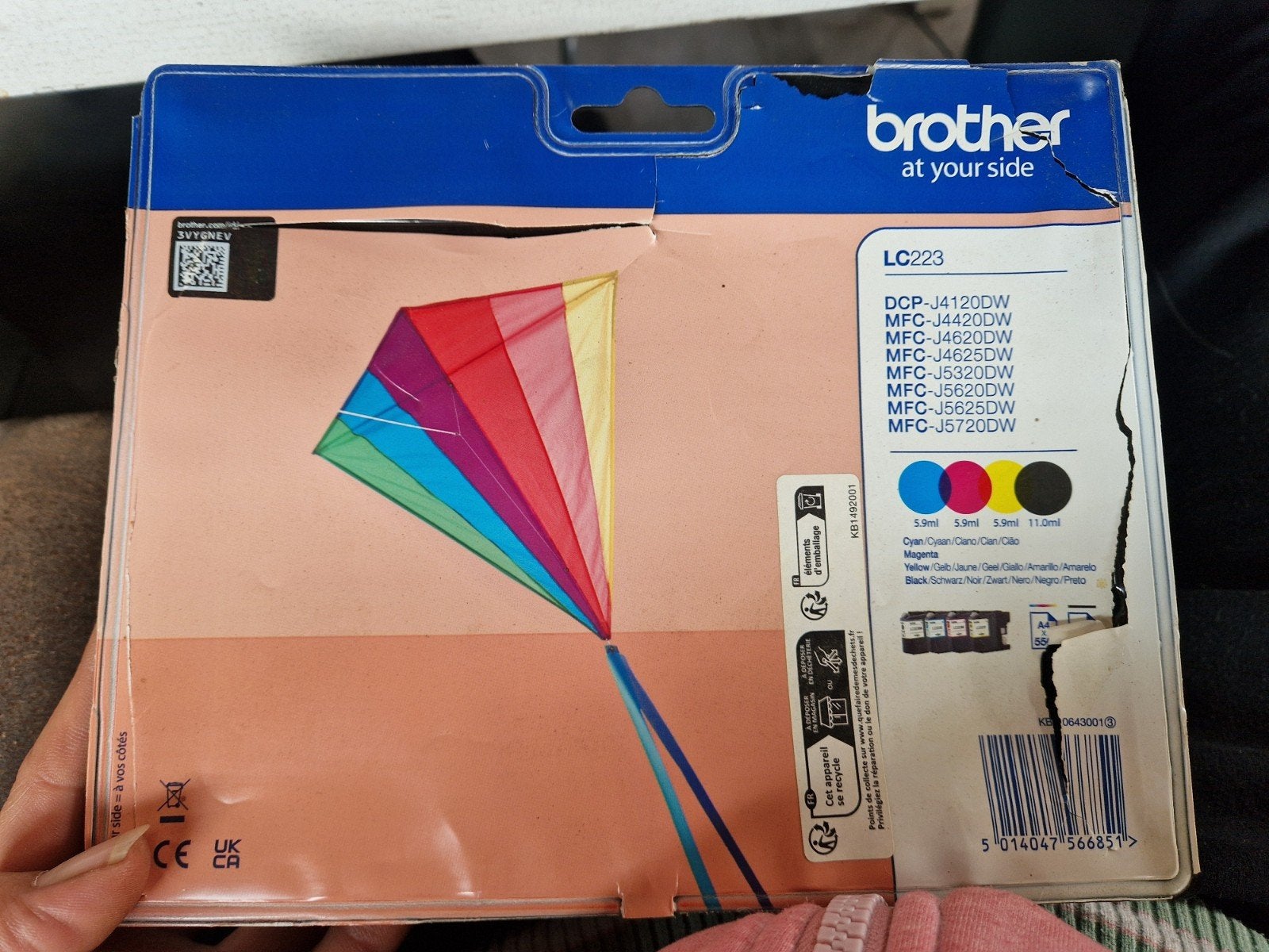 Brother LC223 Inktcartridges, Ophalen of Verzenden, Nieuw, Cartridge, Brother