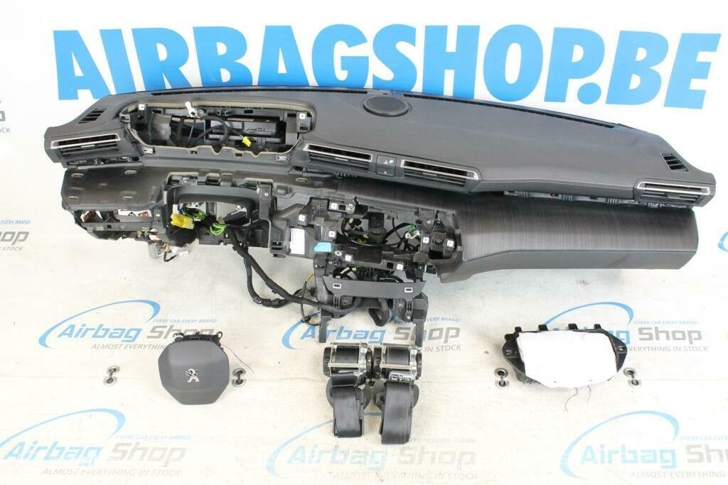 Airbag set Dashboard speaker Orangje stiksel Peugeot 508, Gebruikt, Ophalen of Verzenden
