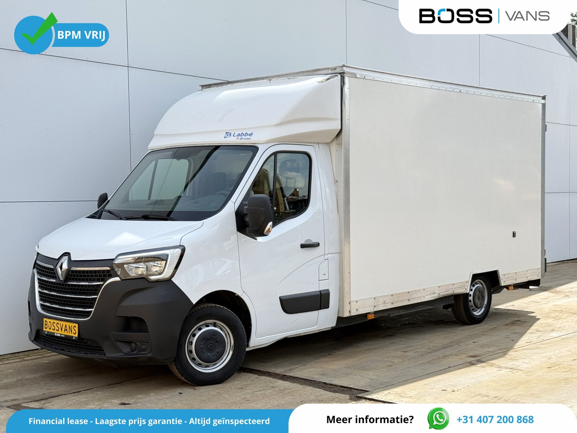 Renault Master Plancher T35 2.0 DCi 145PK Lowliner Bakwagen, 145 pk, Gebruikt, 4 cilinders, 1850 kg