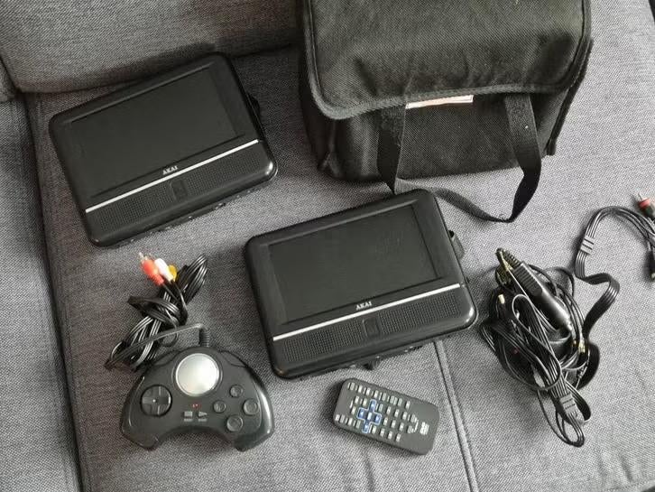 Akai ACVDS720T Draagbare DVD Speler, Ophalen of Verzenden, Gebruikt, Dvd-speler, Overige merken