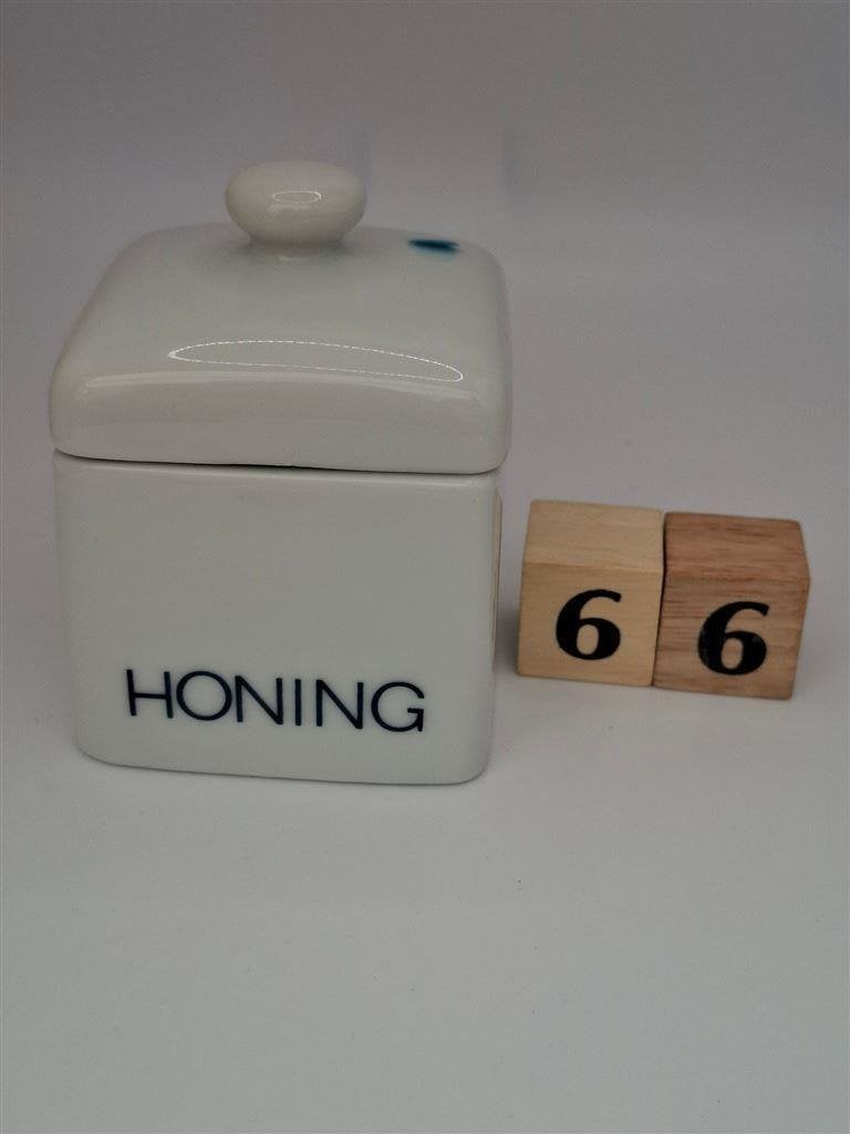 Honingpot,nr. 066, ttt designs, opschrift HONING, Ophalen of Verzenden, Zo goed als nieuw, Bord(en), Overige stijlen