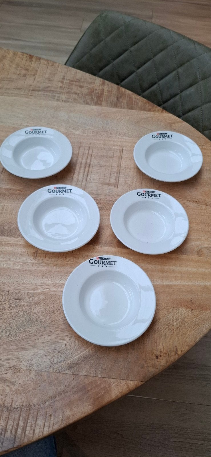 Stenen kattenvoer bakjes Purina Gourmet katten voerbakjes, Ophalen, Nieuw