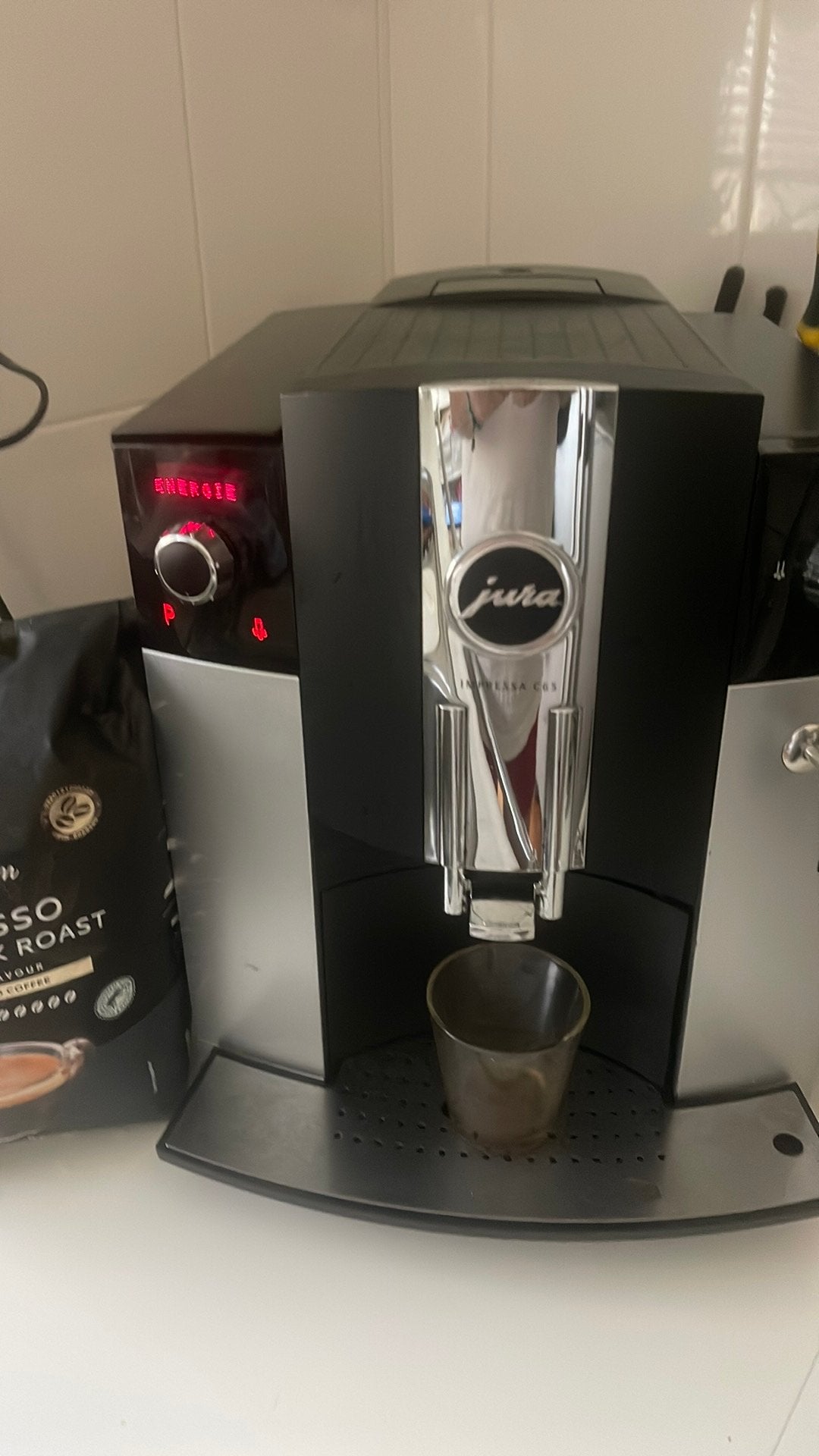 Jura C65 de parel van Jura, Ophalen, Zo goed als nieuw, Koffiemachine